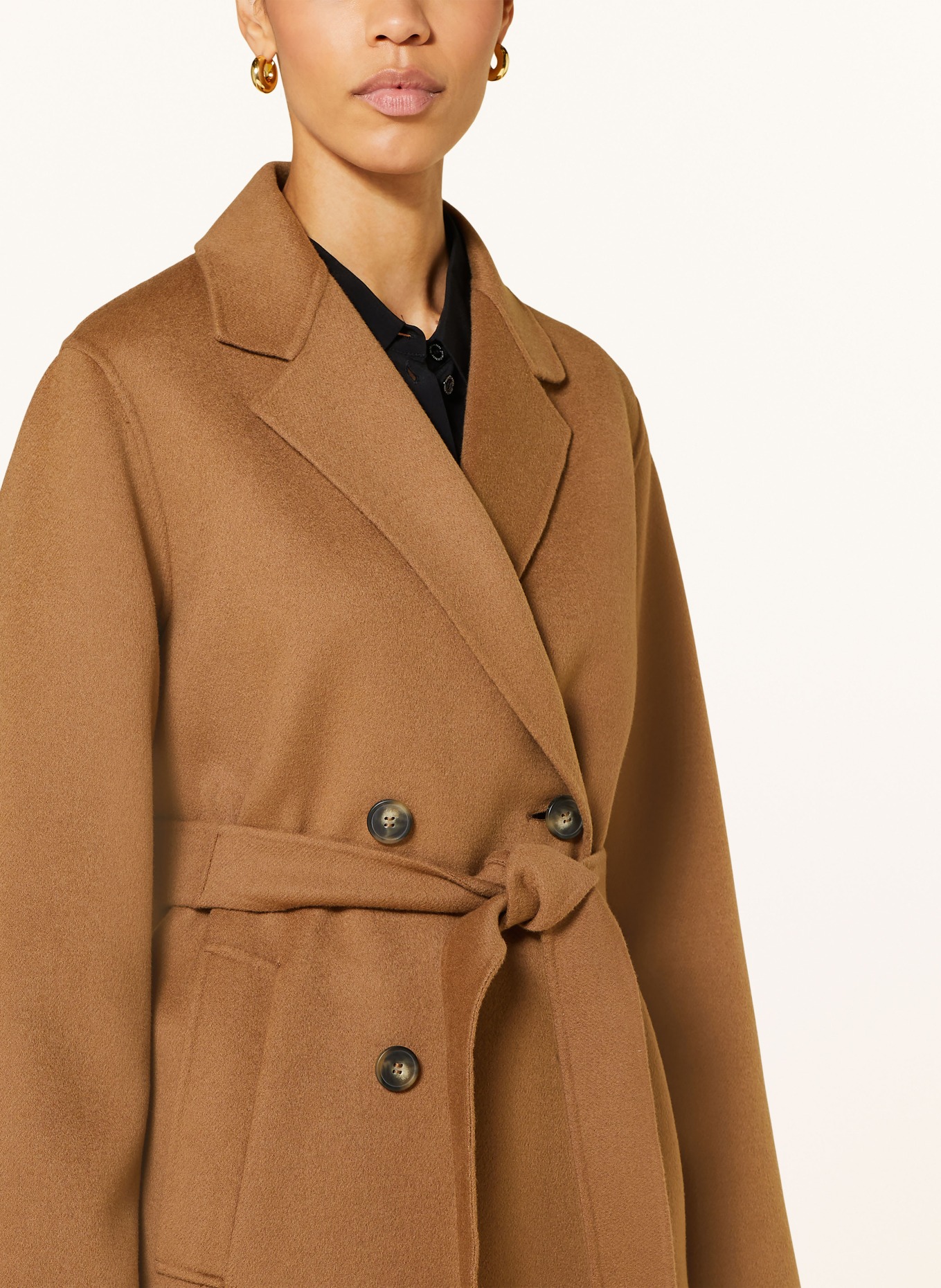 WEEKEND MaxMara Wool coat FLIRT, Color: BROWN (Image 4)