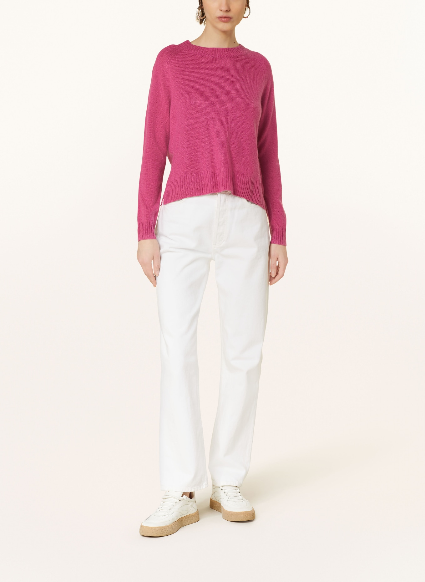 WEEKEND MaxMara Cashmere sweater SCATOLA, Color: FUCHSIA (Image 2)