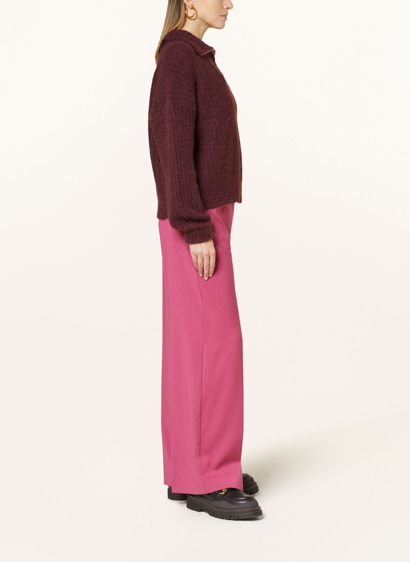 WEEKEND Max Mara Trousers VISIVO, Color: FUCHSIA (Image 4)