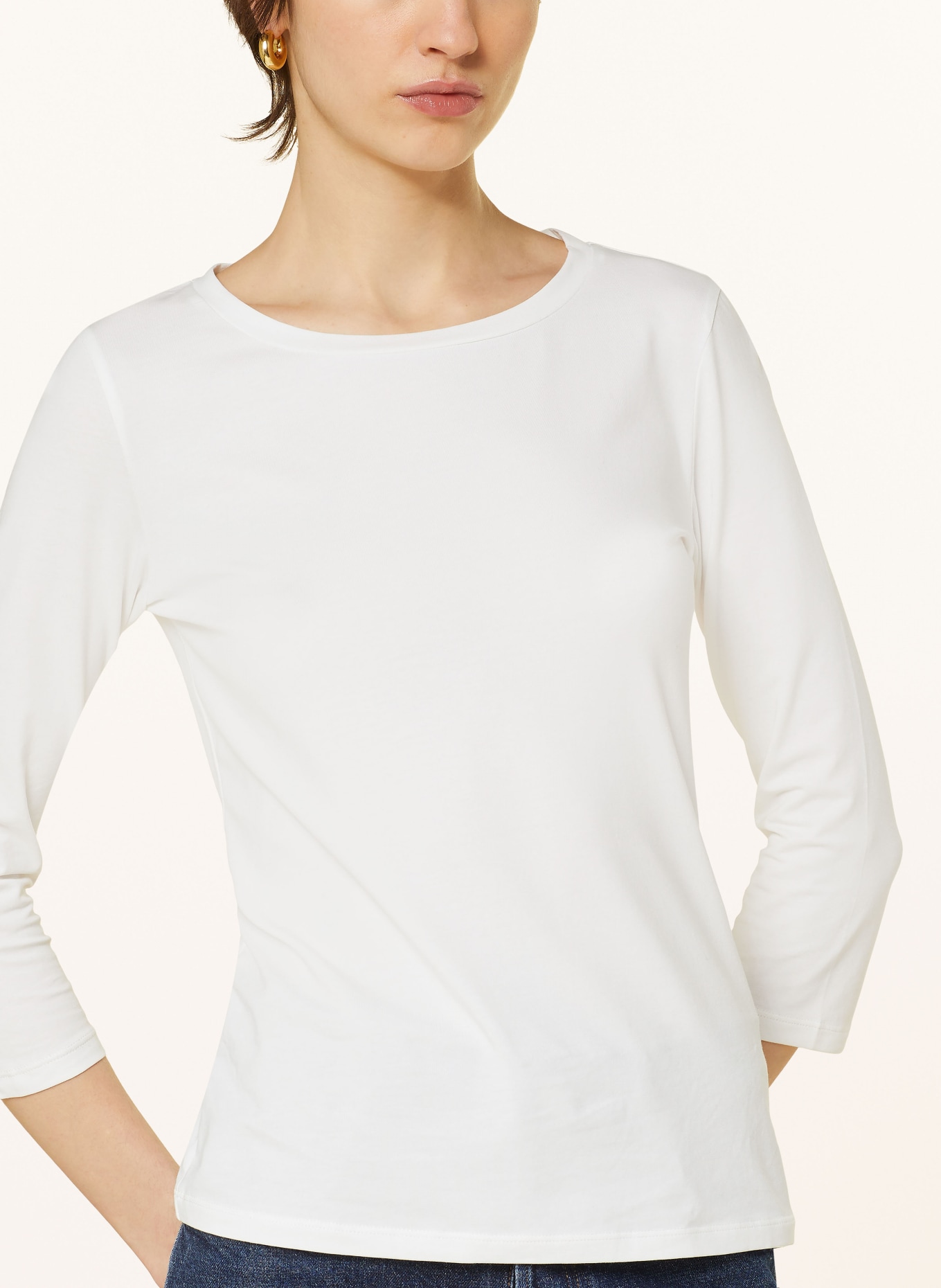 WEEKEND MaxMara Shirt MULTIA with 3/4 sleeves, Color: WHITE (Image 4)