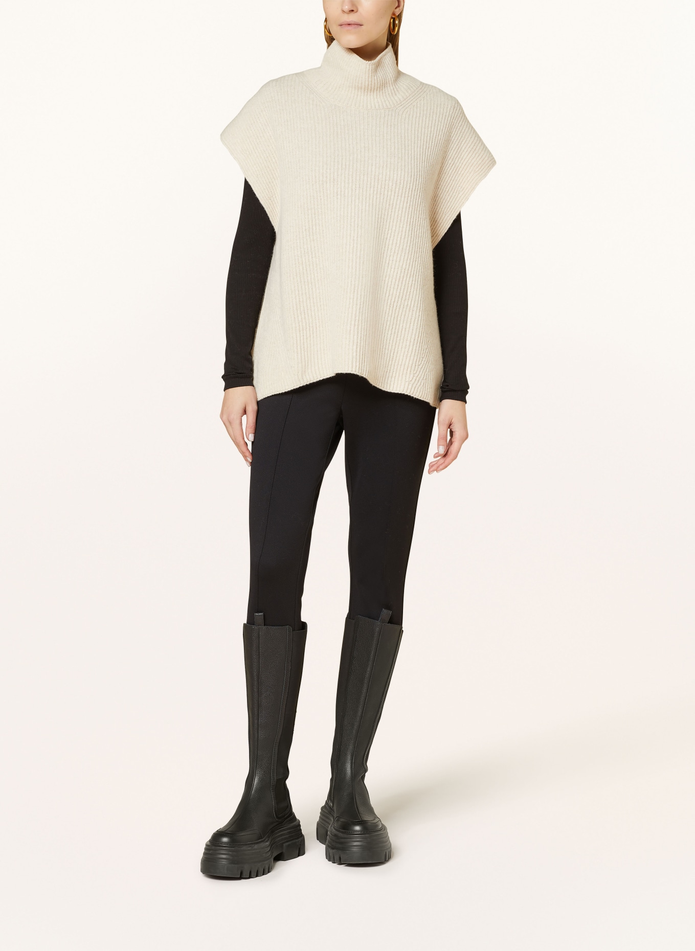 WEEKEND MaxMara Sweater vest POLO, Color: CREAM (Image 2)