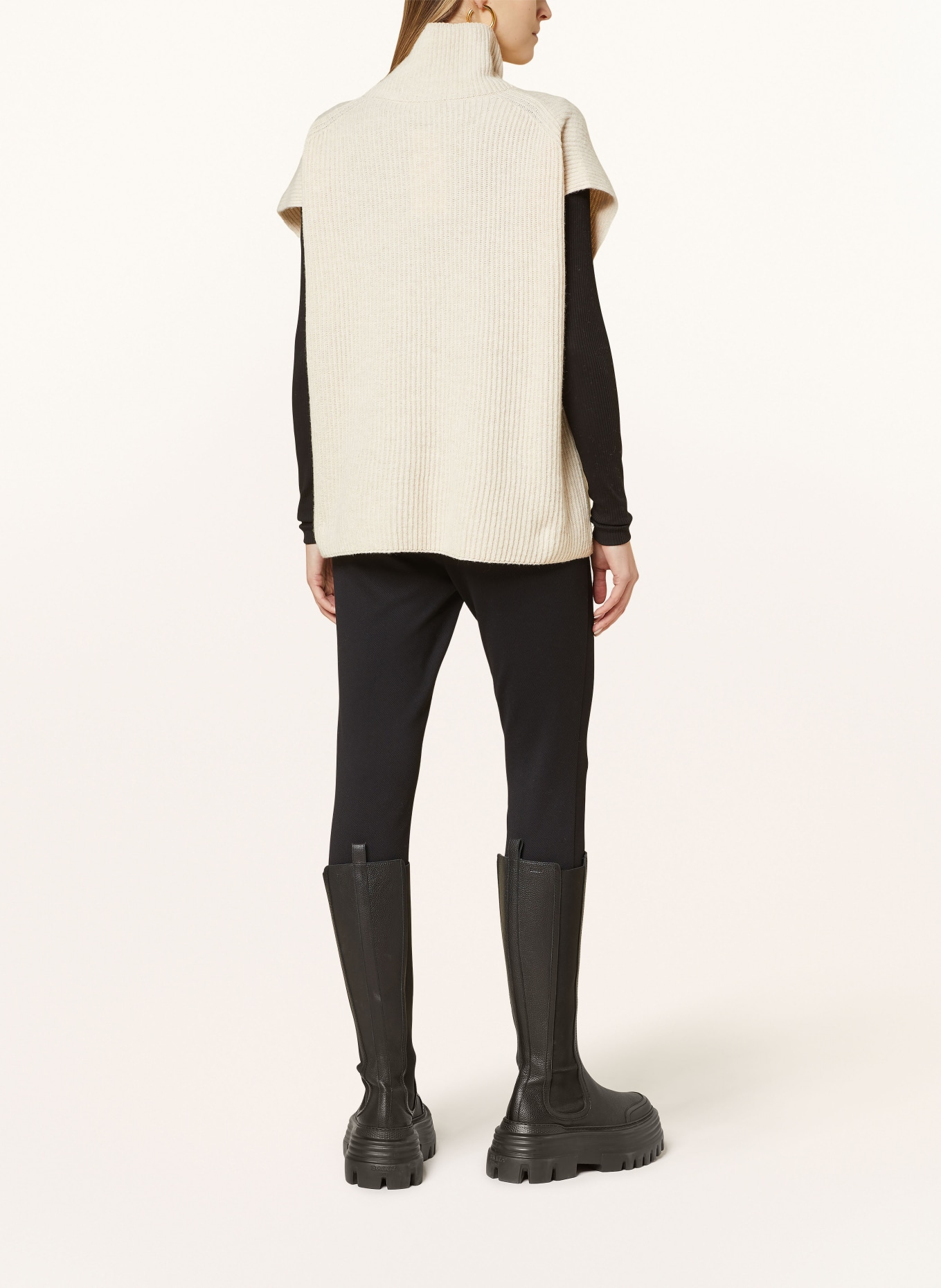 WEEKEND MaxMara Sweater vest POLO, Color: CREAM (Image 3)