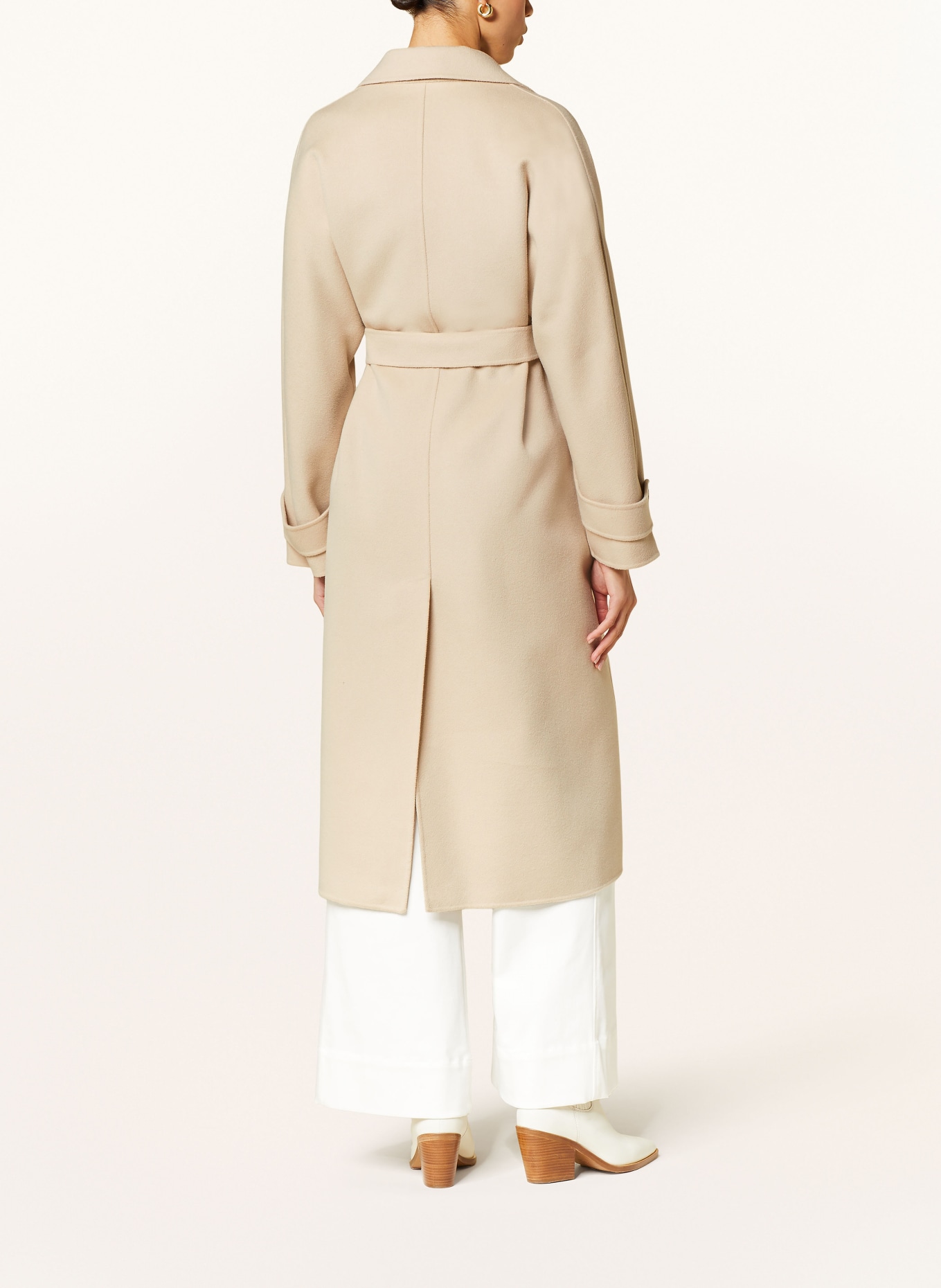 WEEKEND MaxMara Wool coat AFFETTO, Color: CREAM (Image 3)