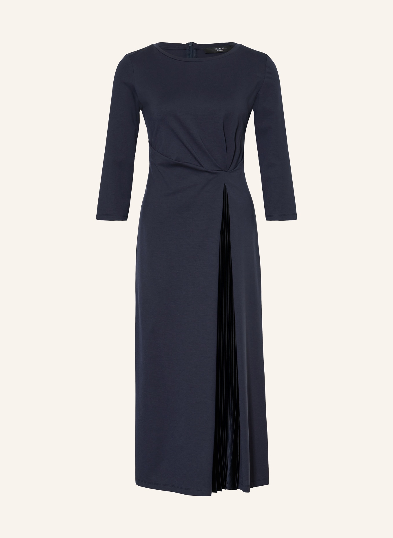 WEEKEND MaxMara Jersey dress GESSY with 3/4 sleeves, Color: 004 NAVY (Image 1)