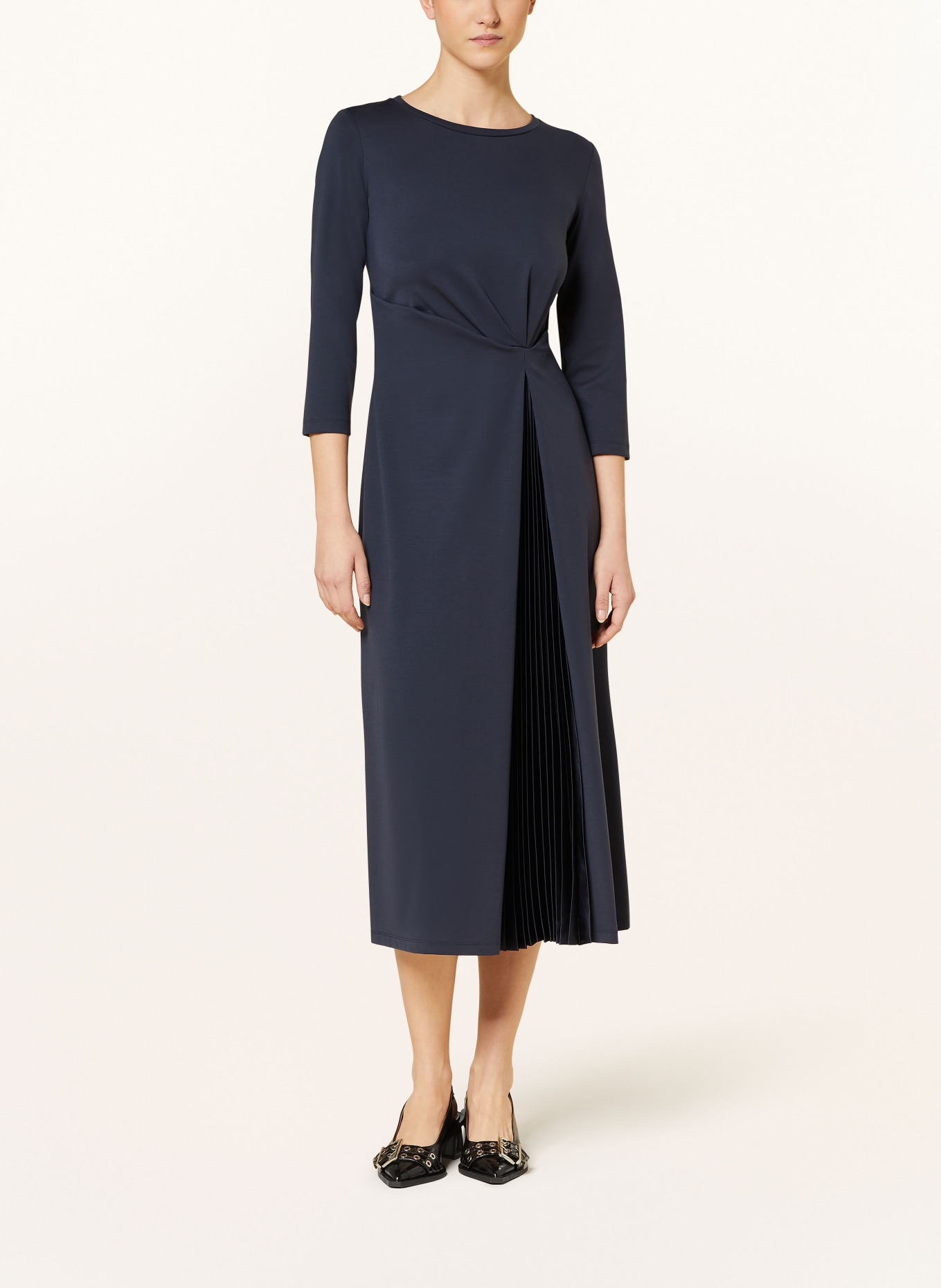 WEEKEND MaxMara Jersey dress GESSY with 3/4 sleeves, Color: 004 NAVY (Image 2)