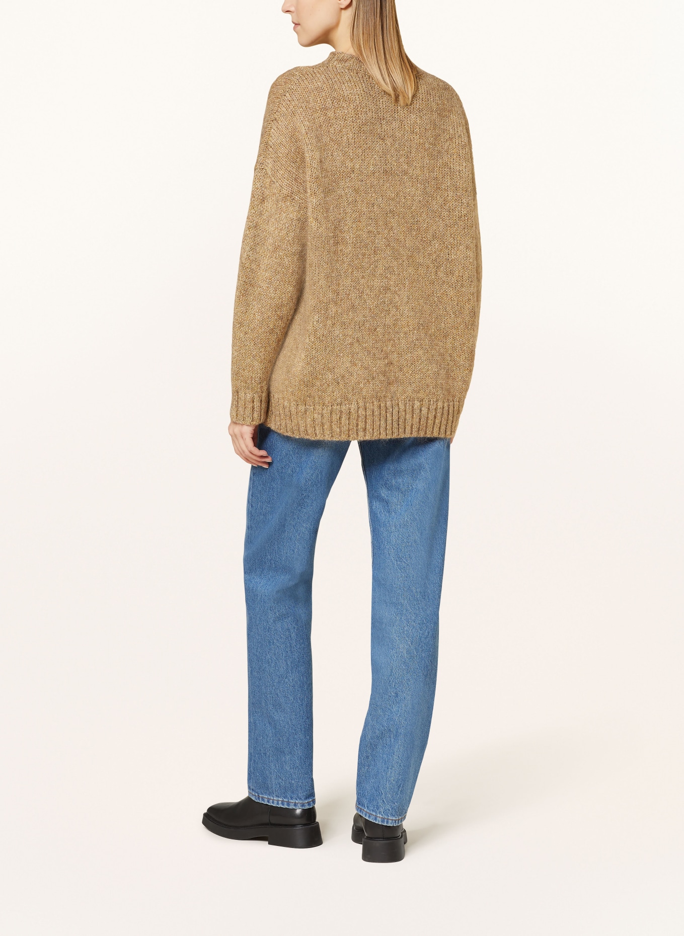 WEEKEND MaxMara Sweater ANTONY with glitter thread, Color: GOLD (Image 3)