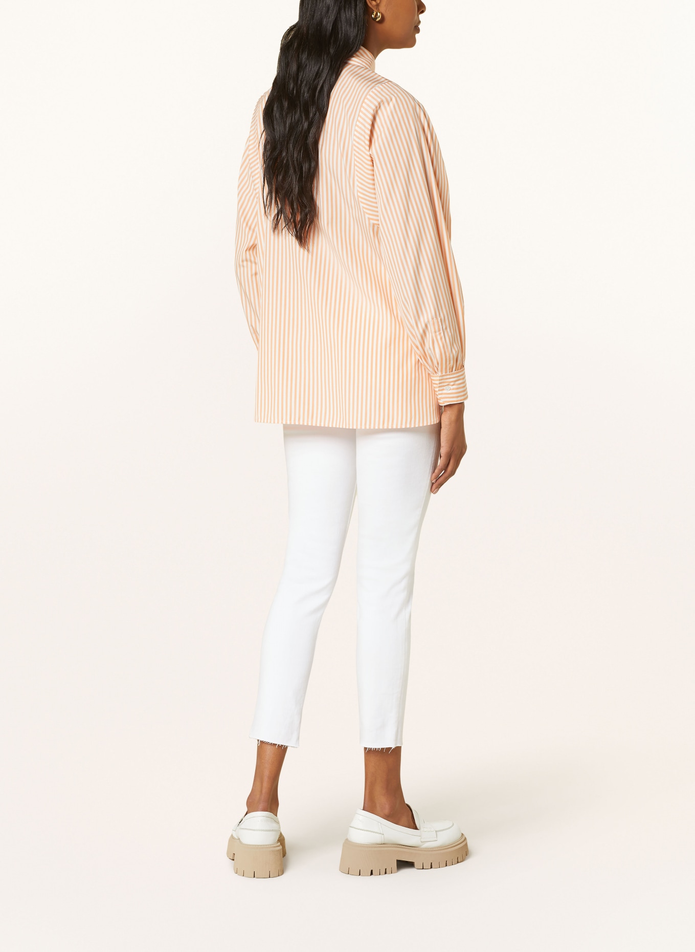 WEEKEND MaxMara Shirt blouse FUFY, Color: ORANGE/ WHITE (Image 3)