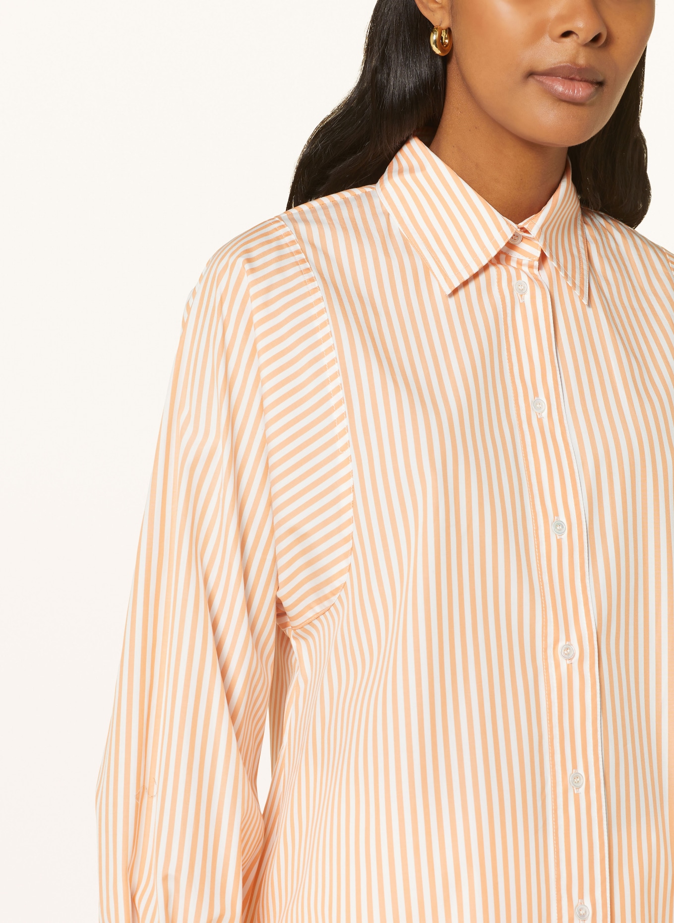 WEEKEND MaxMara Shirt blouse FUFY, Color: ORANGE/ WHITE (Image 4)