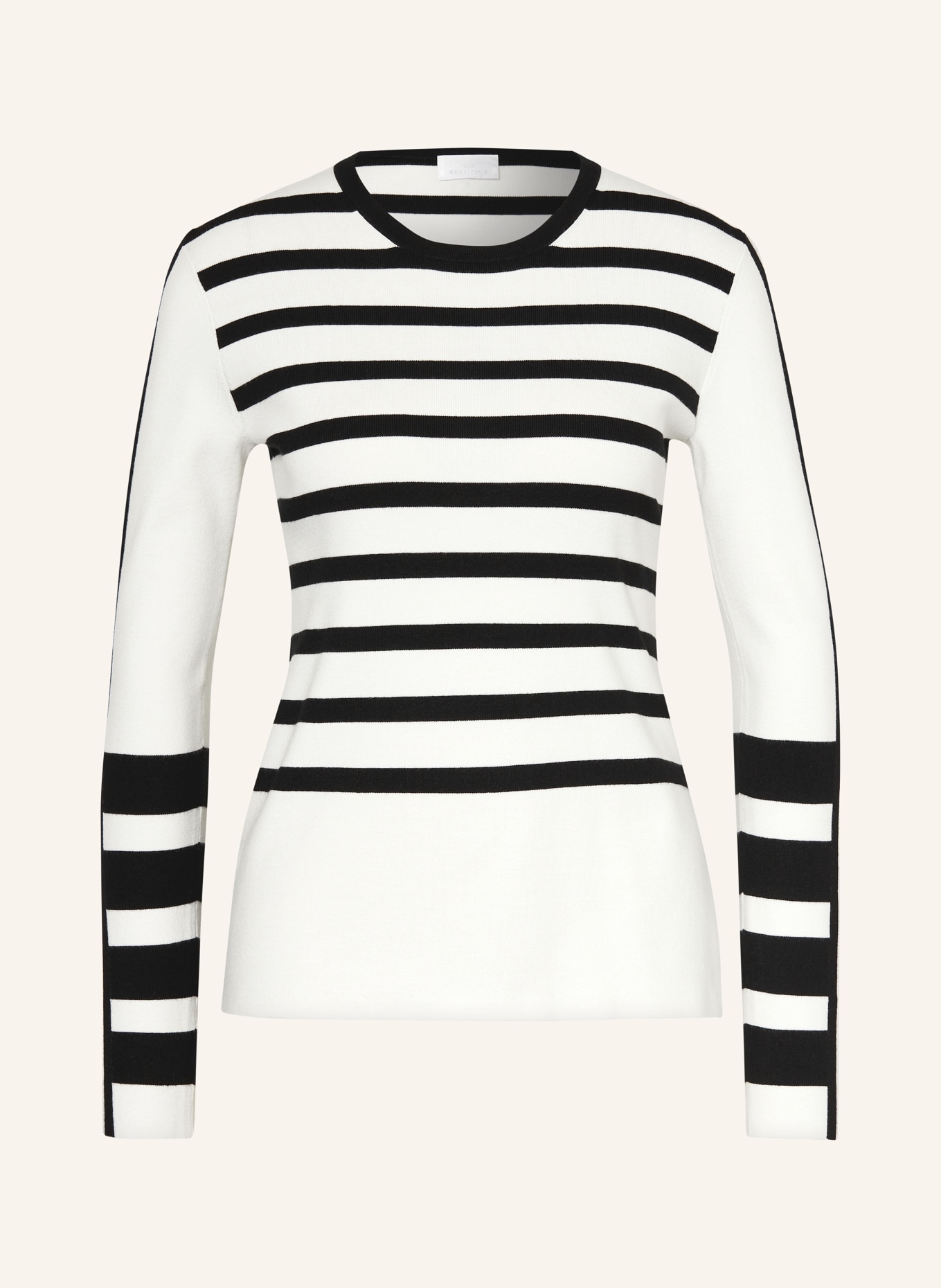 SPORTALM Sweater, Color: WHITE/ BLACK (Image 1)