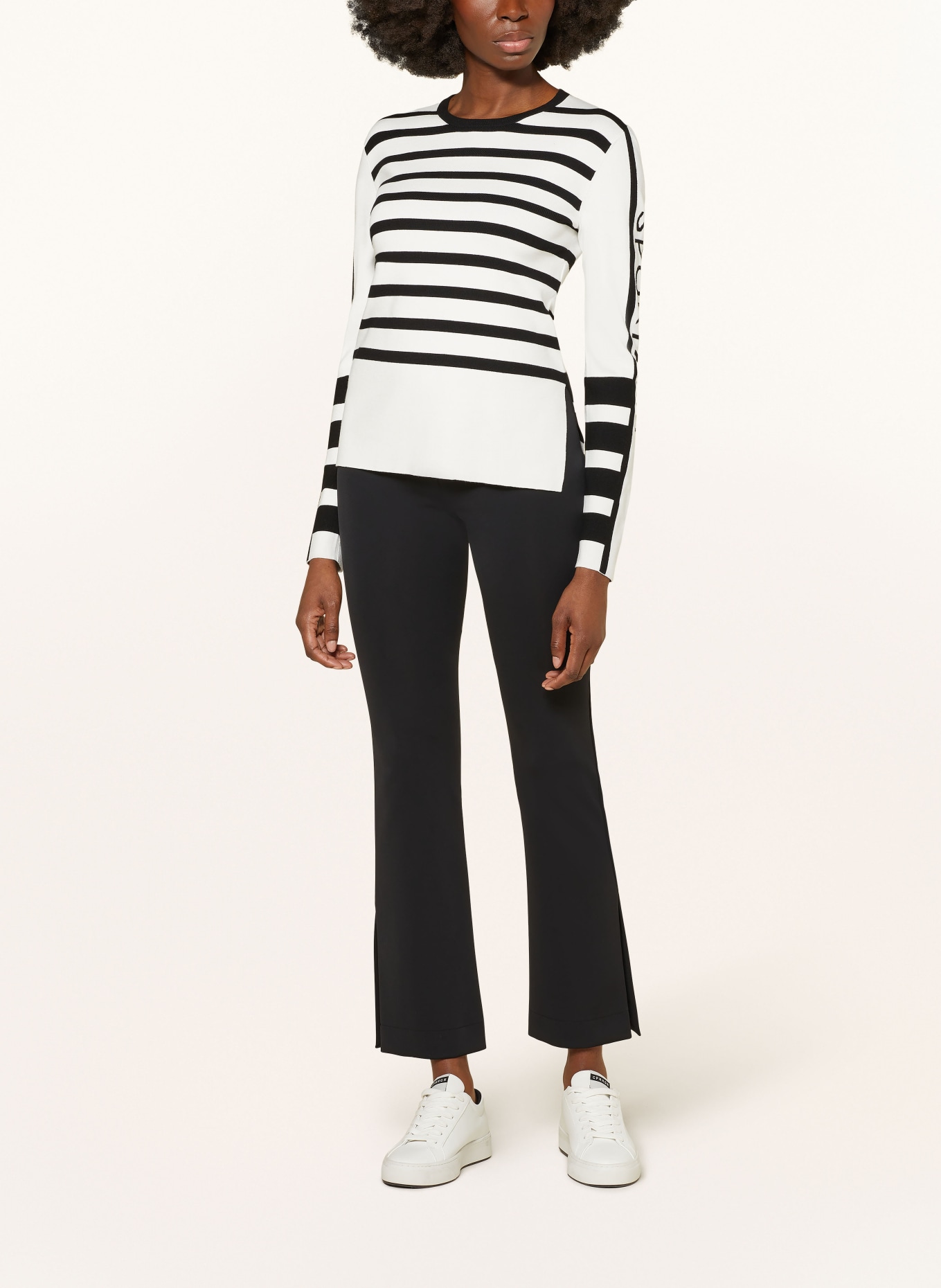 SPORTALM Sweater, Color: WHITE/ BLACK (Image 2)