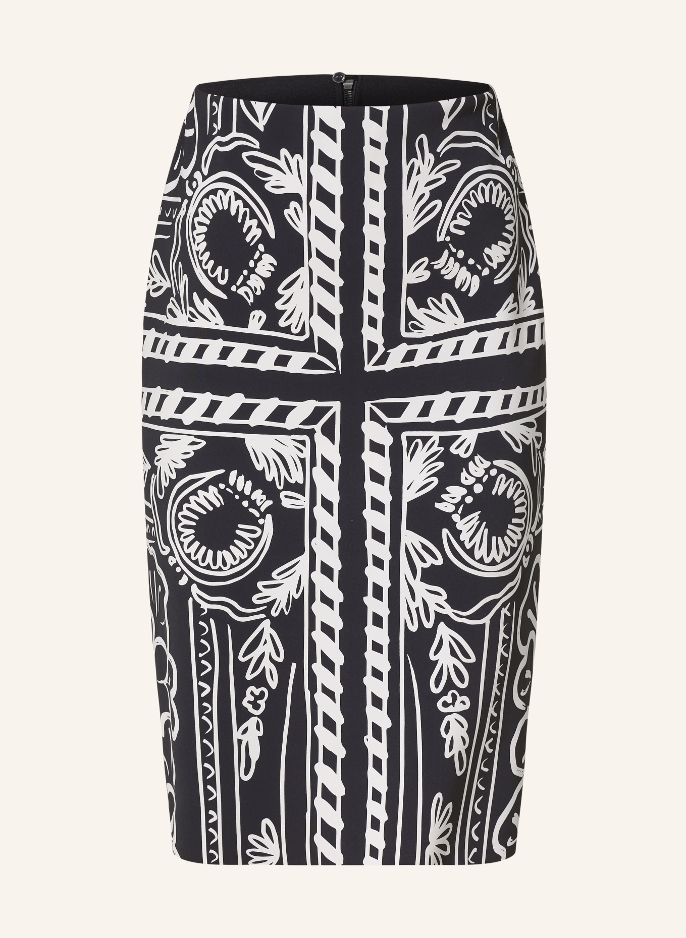 SPORTALM Skirt, Color: BLACK/ WHITE (Image 1)