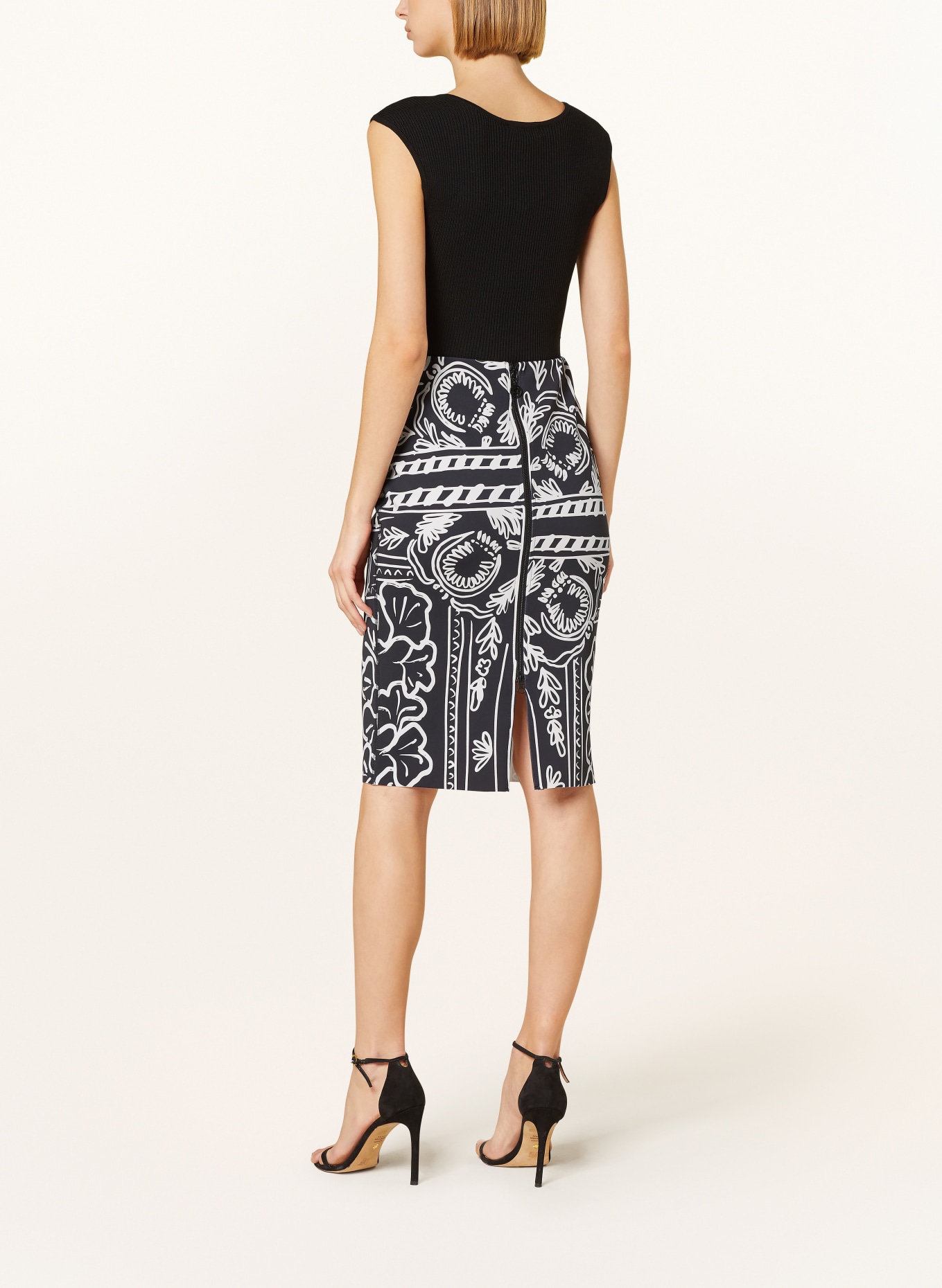 SPORTALM Skirt, Color: BLACK/ WHITE (Image 3)
