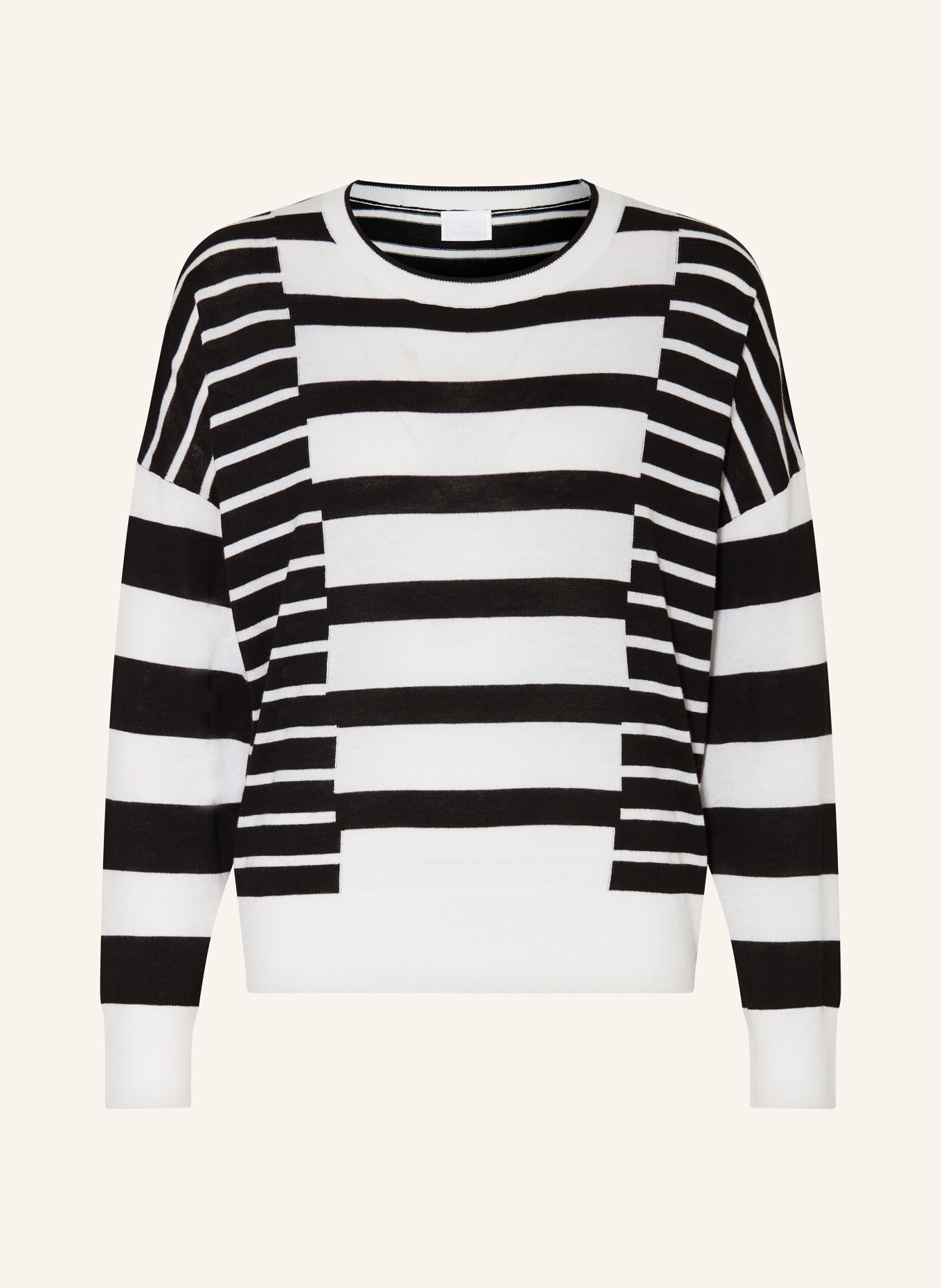 SPORTALM Sweater, Color: BLACK/ WHITE (Image 1)