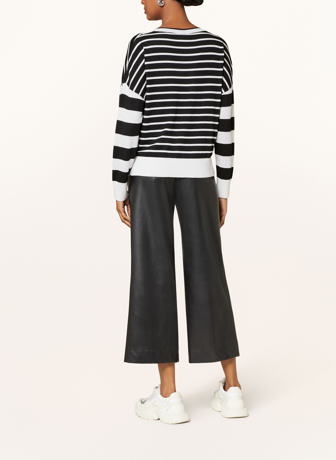 SPORTALM Sweater, Color: BLACK/ WHITE (Image 3)
