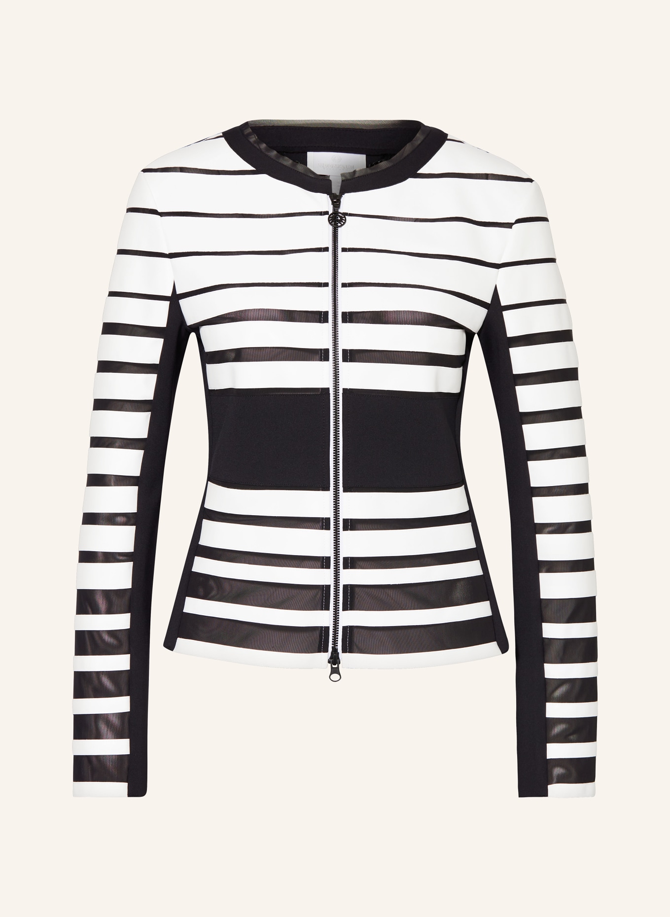 SPORTALM Jacket, Color: WHITE/ BLACK (Image 1)