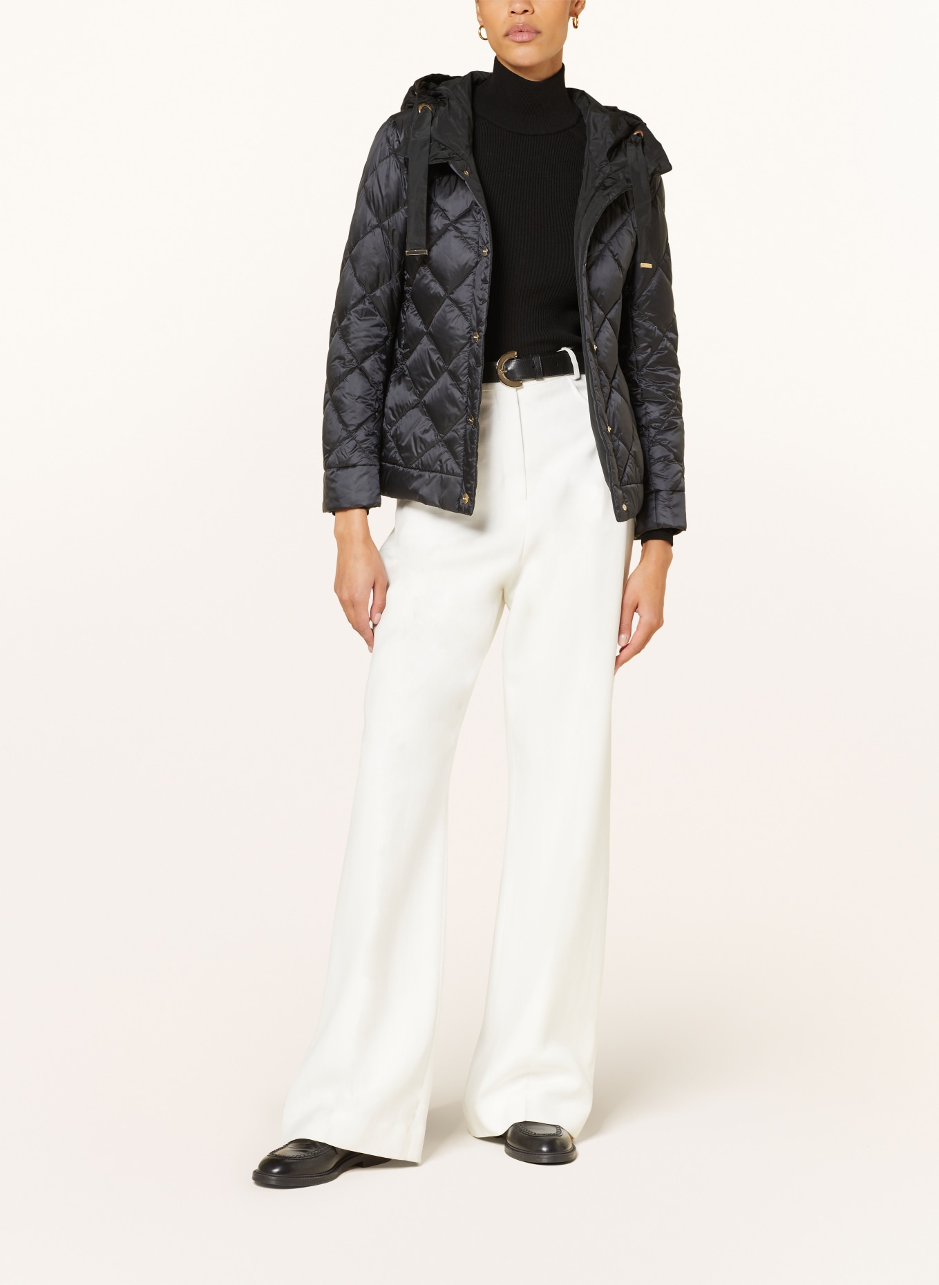 Max Mara Quilted jacket RISOFT, Color: BLACK (Image 2)