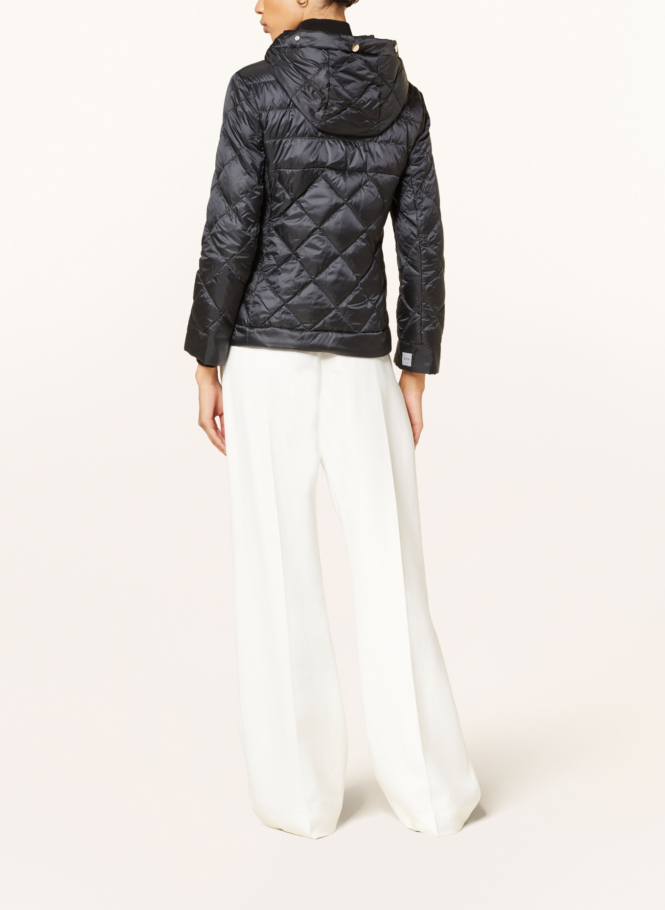 Max Mara Quilted jacket RISOFT, Color: BLACK (Image 3)