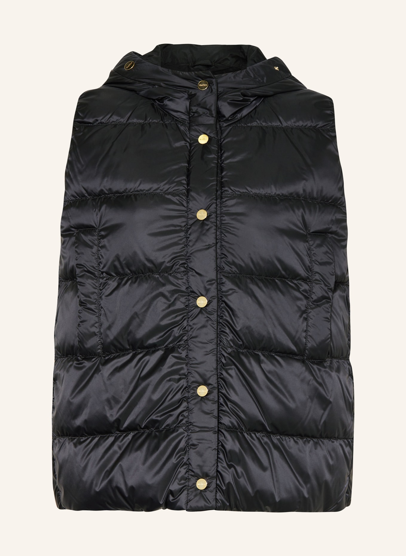 Max Mara Down vest JSOFT, Color: BLACK (Image 1)