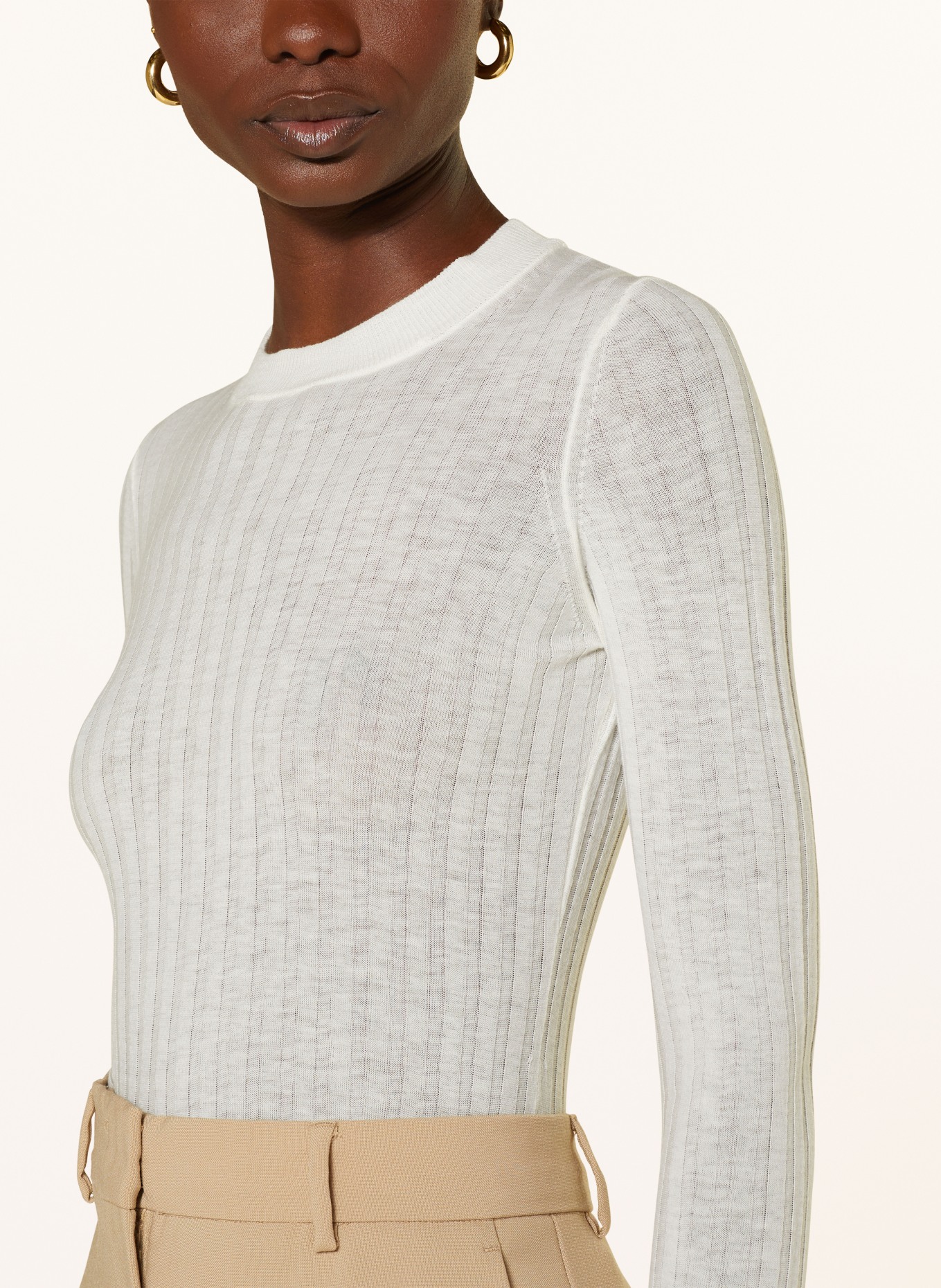 SPORTMAX Sweater MURENA, Color: WHITE (Image 4)