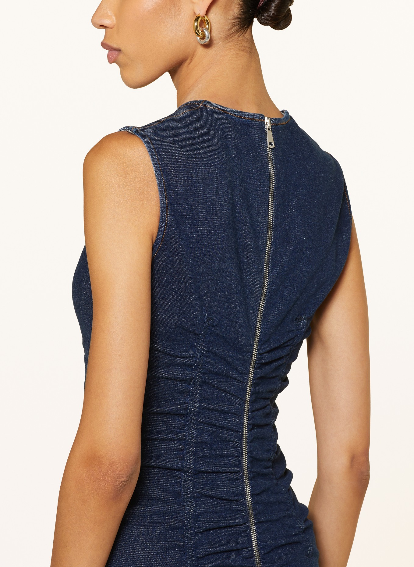 SPORTMAX Sukienka jeansowa NECTAR, Kolor: GRANATOWY (Obrazek 4)
