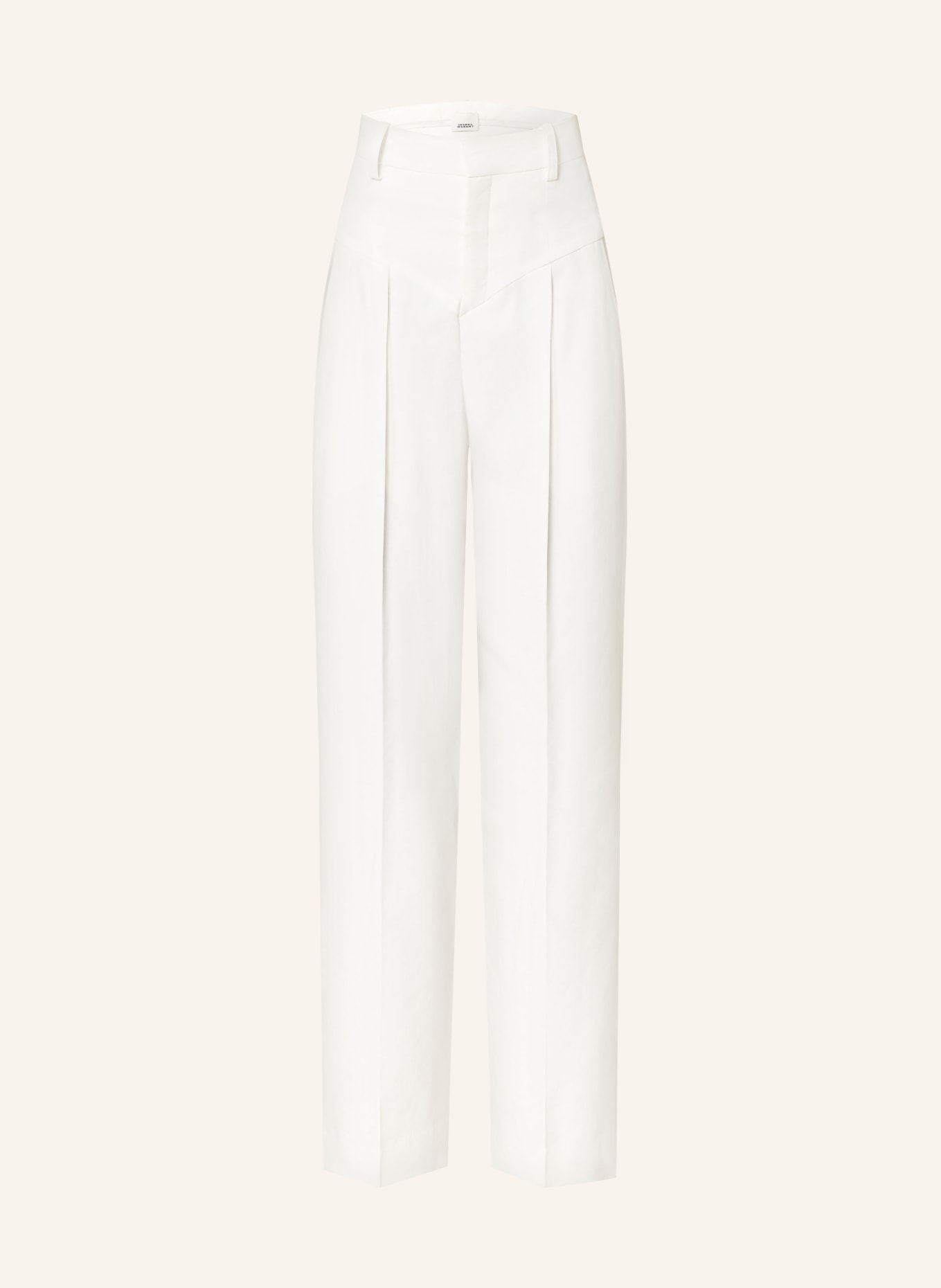 ISABEL MARANT Wide leg trousers STAYA, Color: WHITE (Image 1)