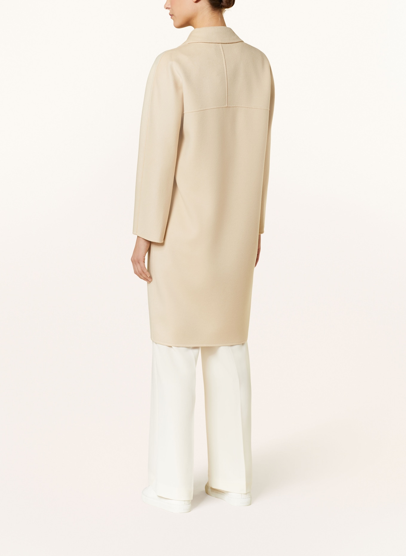MaxMara STUDIO Wool coat MERINGA, Color: BEIGE (Image 3)