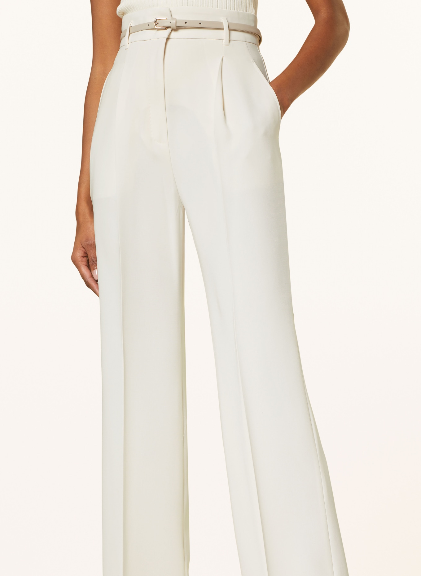 MaxMara STUDIO Wide leg trousers LONTRA, Color: BEIGE (Image 5)