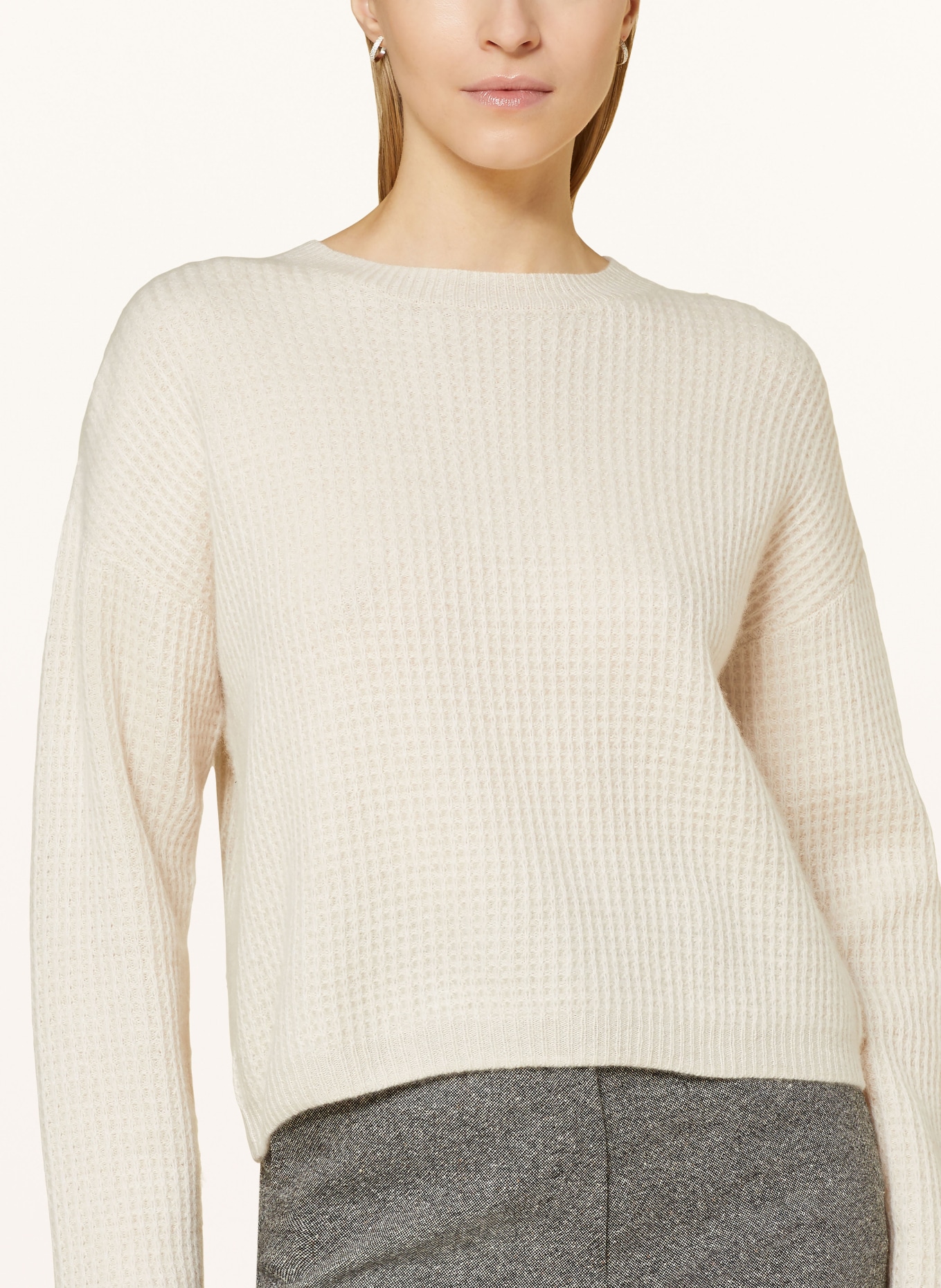 MaxMara STUDIO Cashmere sweater LAERTE, Color: CREAM (Image 4)