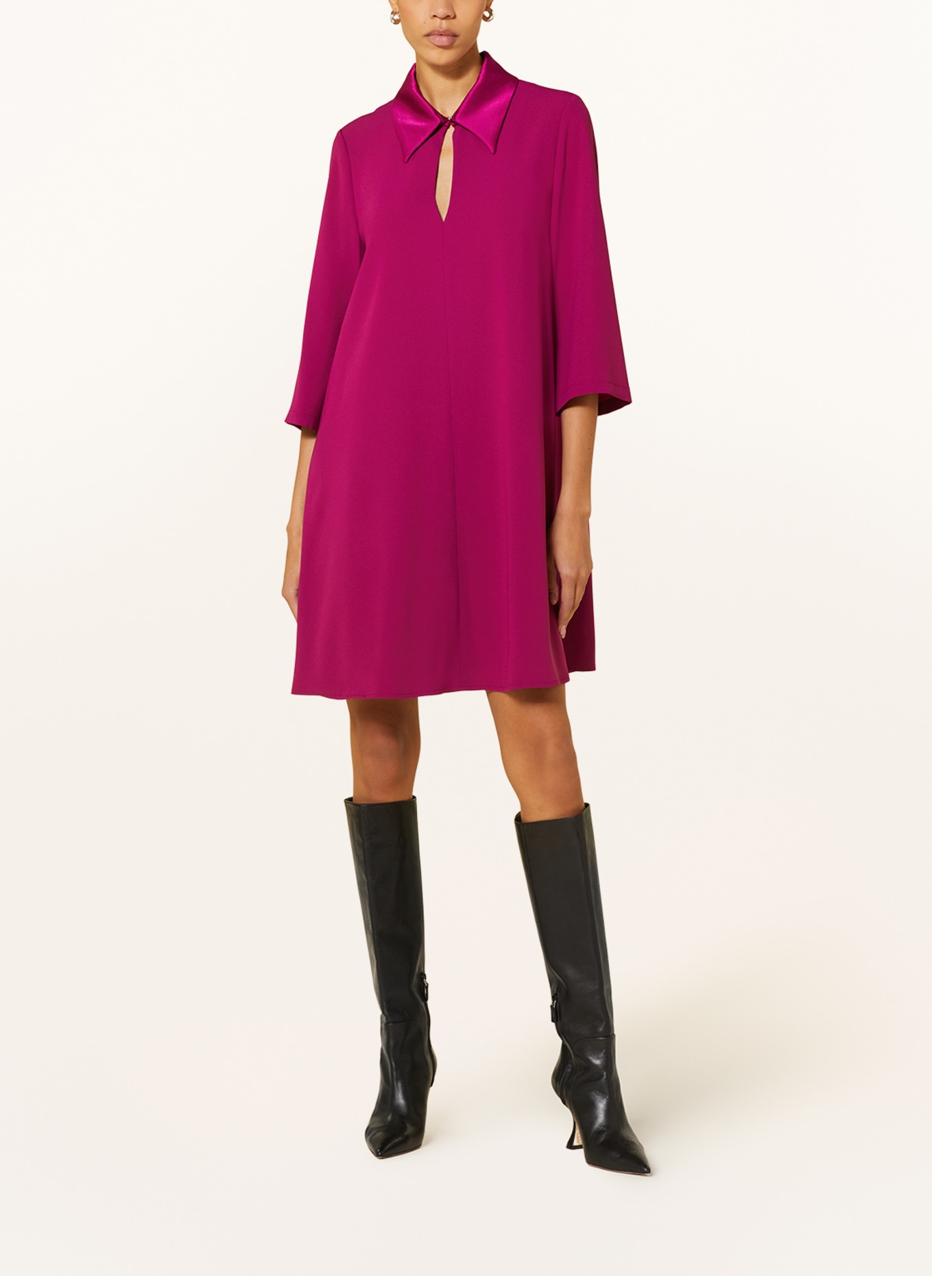 RIANI Dress with 3/4 sleeves, Color: FUCHSIA (Image 2)