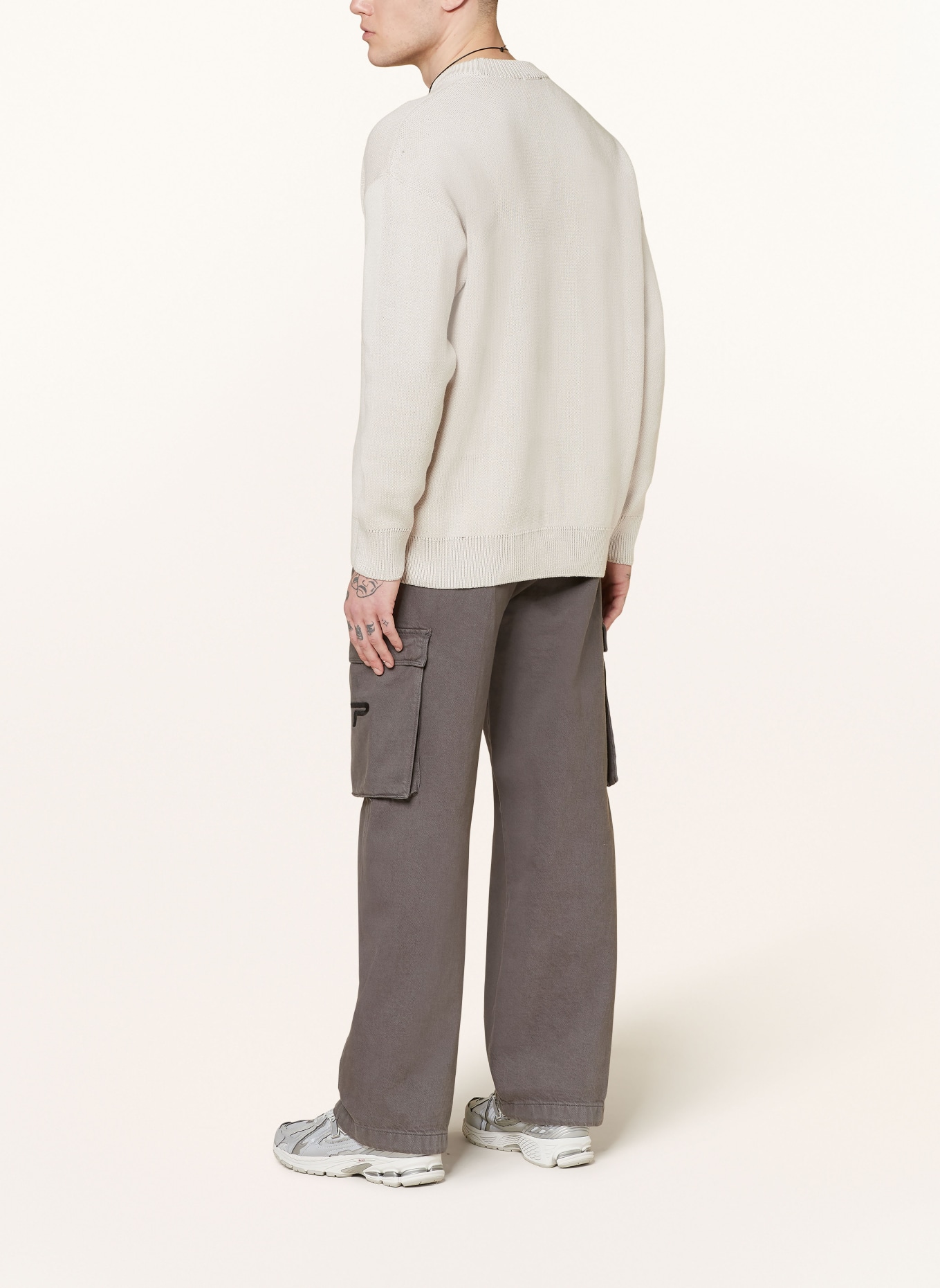 PEGADOR Pullover ELAINE, Farbe: HELLBRAUN/ DUNKELBRAUN (Bild 3)