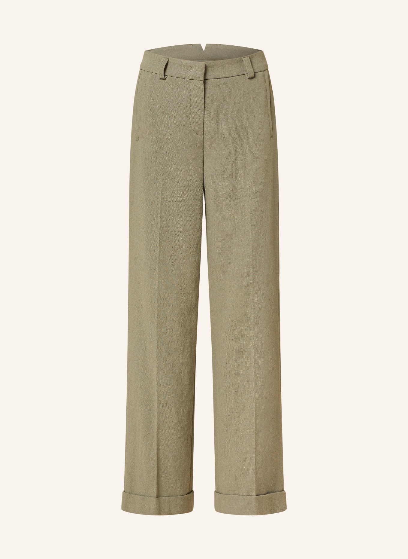 RIANI Wide leg trousers, Color: GREEN (Image 1)