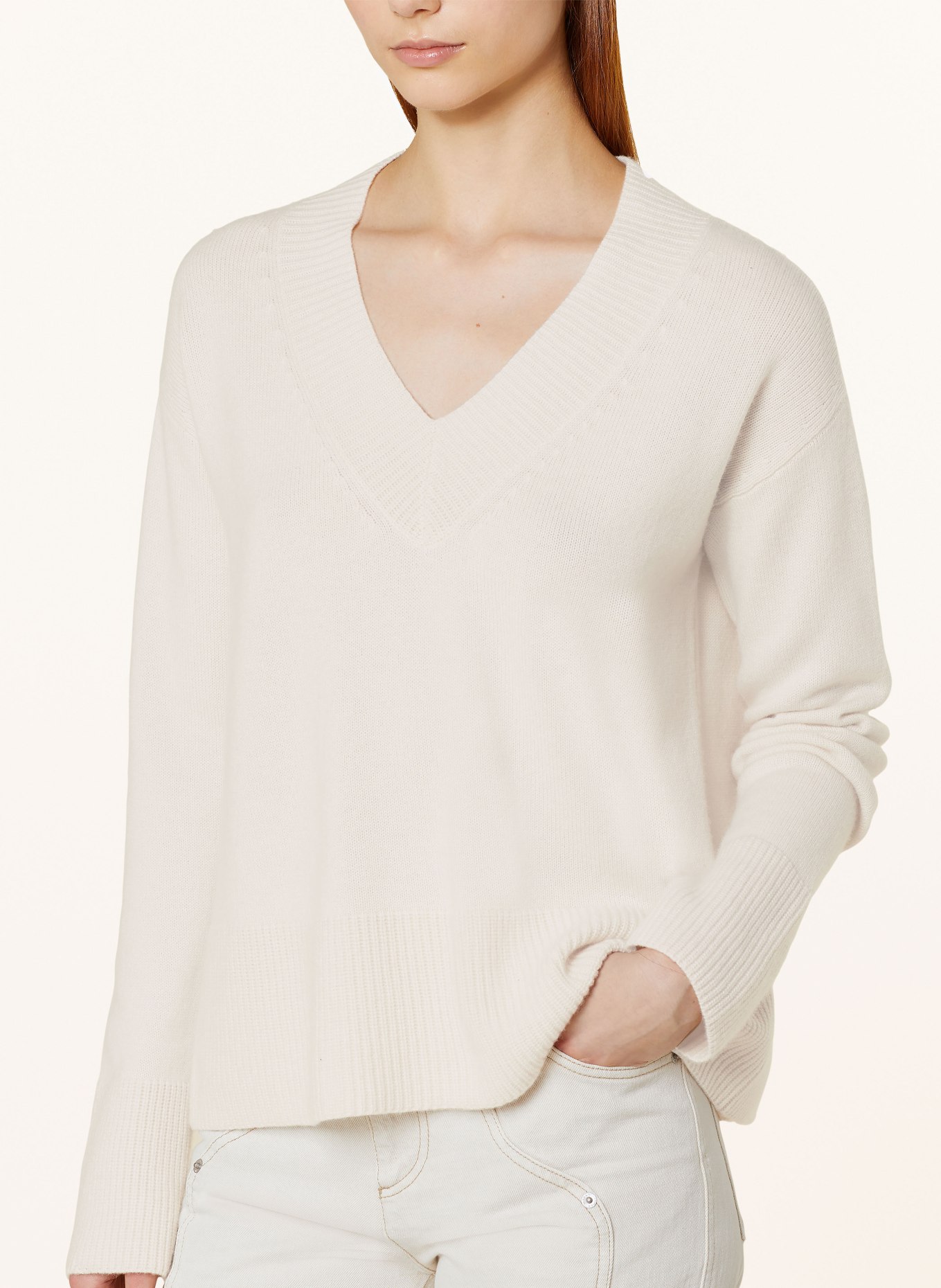 RIANI Pullover mit Cashmere, Farbe: CREME (Bild 4)