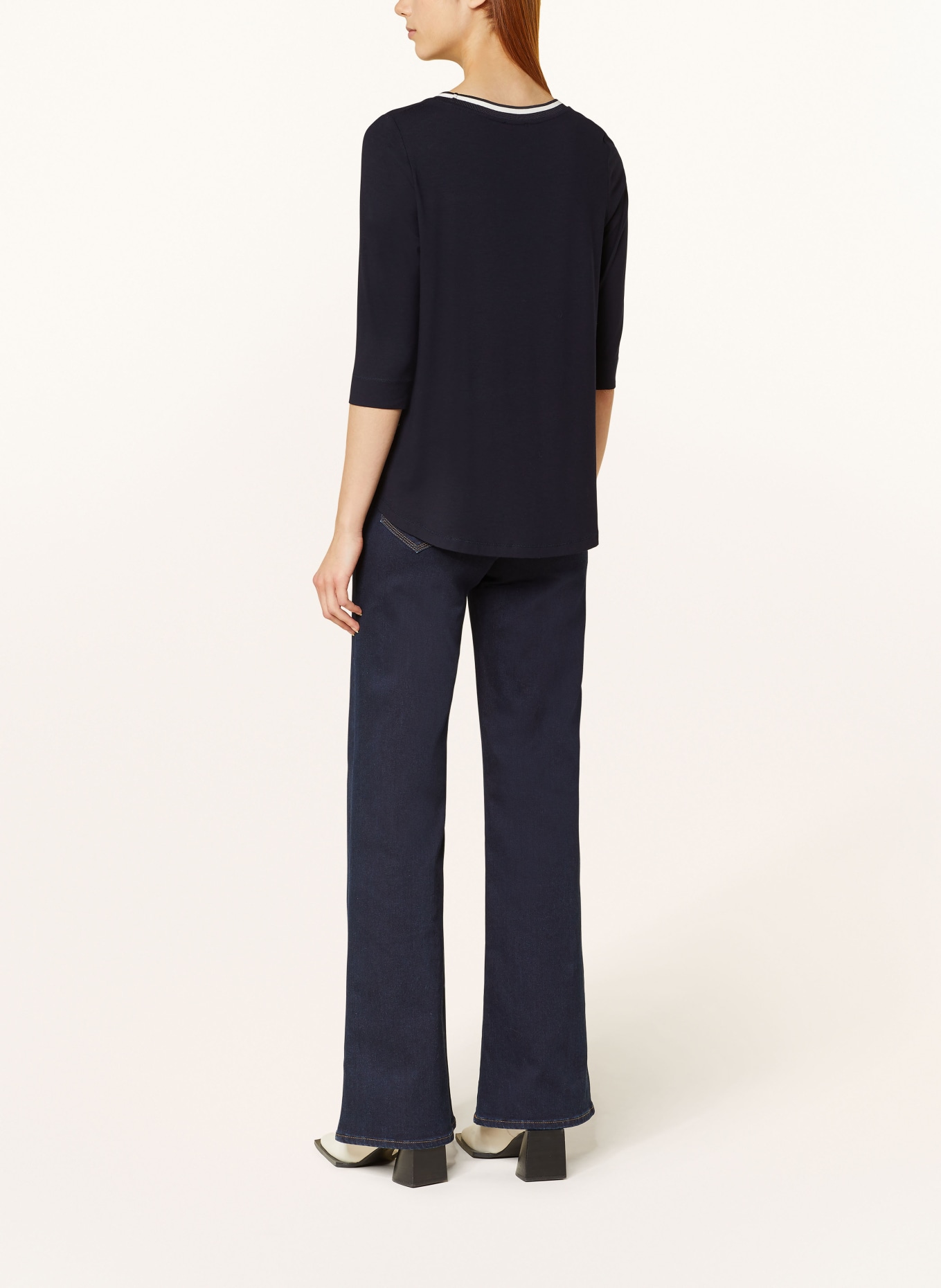 RIANI Shirt with 3/4 sleeves, Color: DARK BLUE (Image 3)