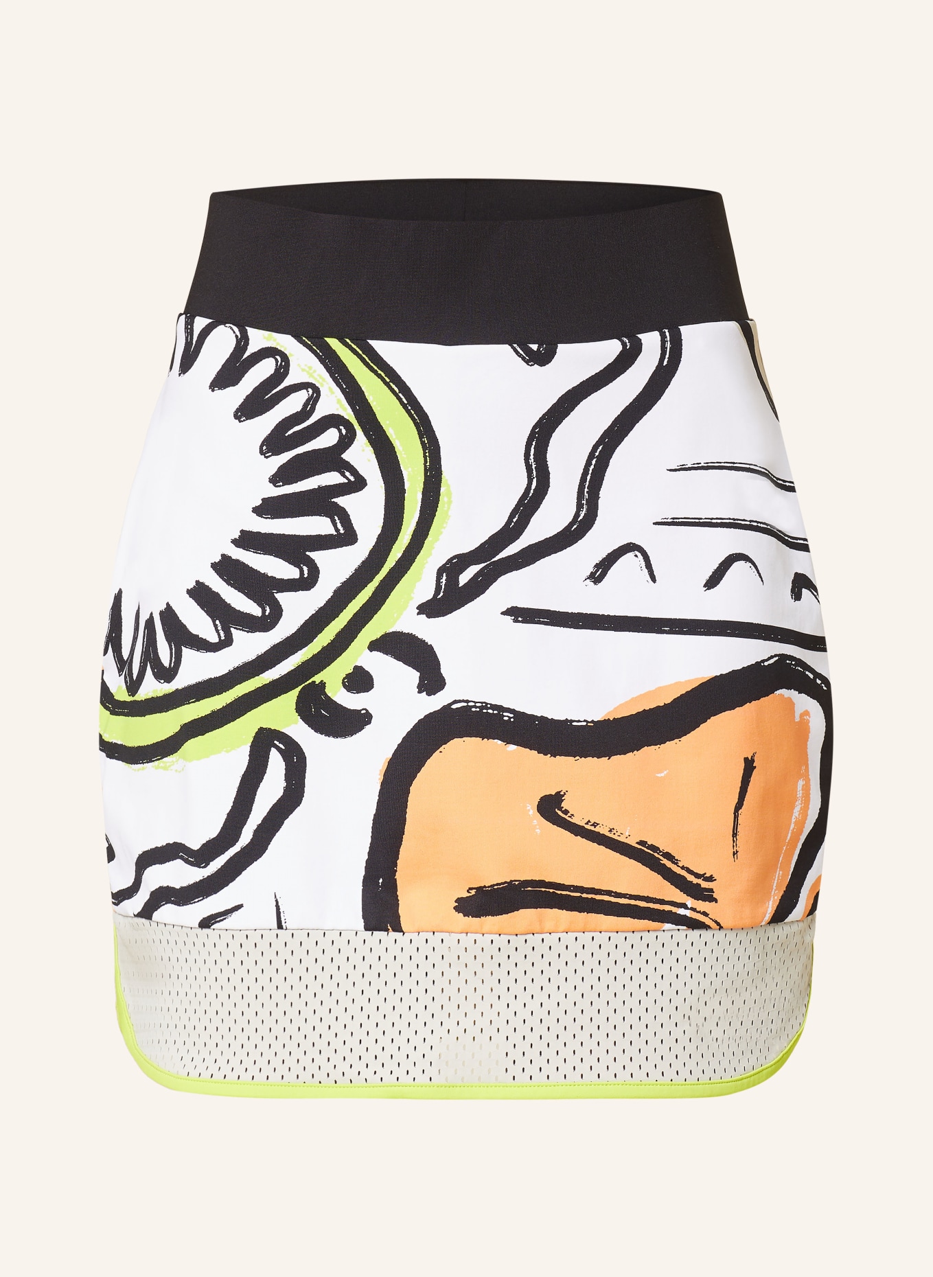 SPORTALM Golf skirt, Color: ORANGE/ GREEN/ WHITE (Image 1)