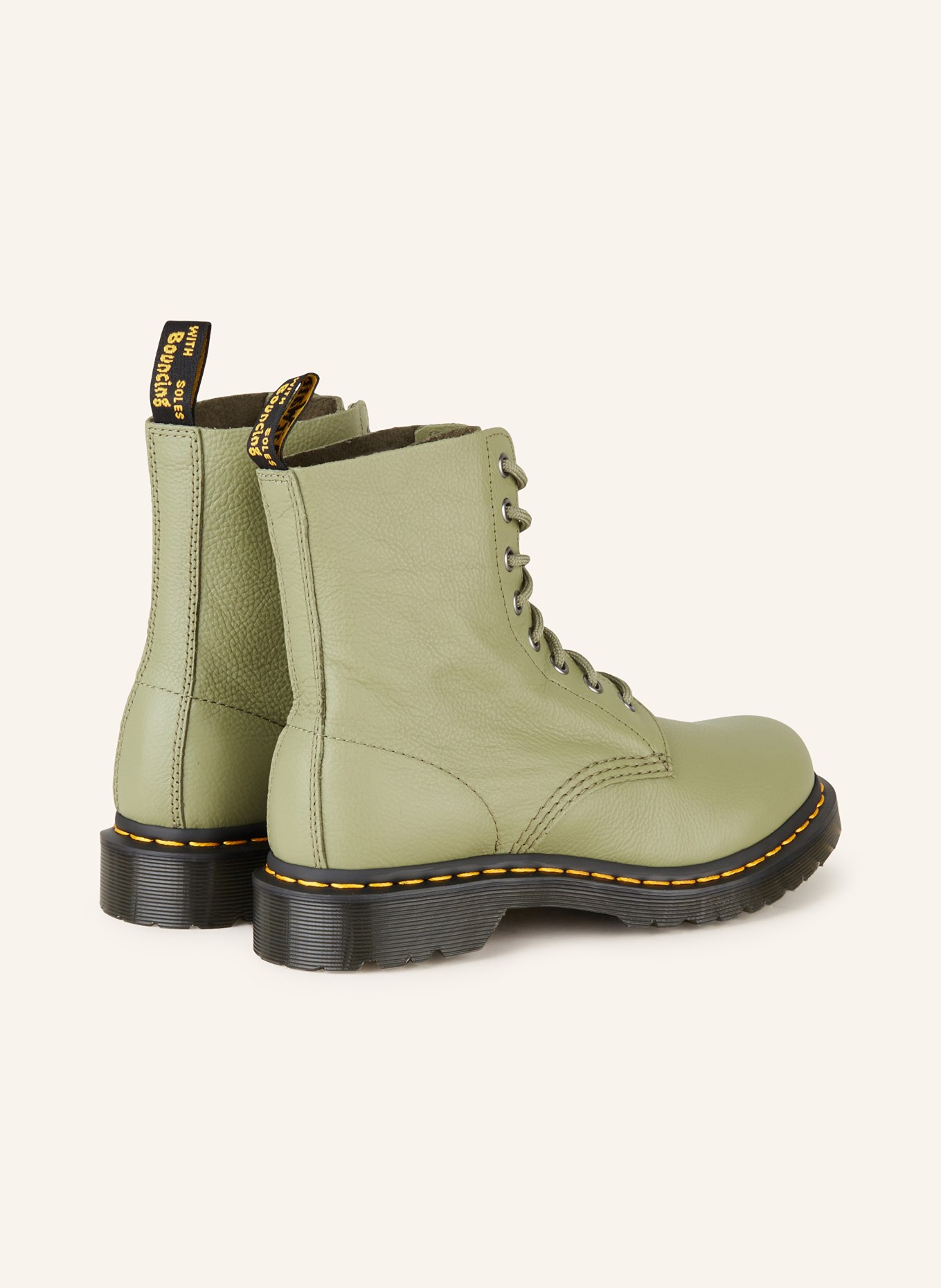 Dr. Martens Lace-up boots 1460 PASCAL, Color: LIGHT GREEN (Image 2)