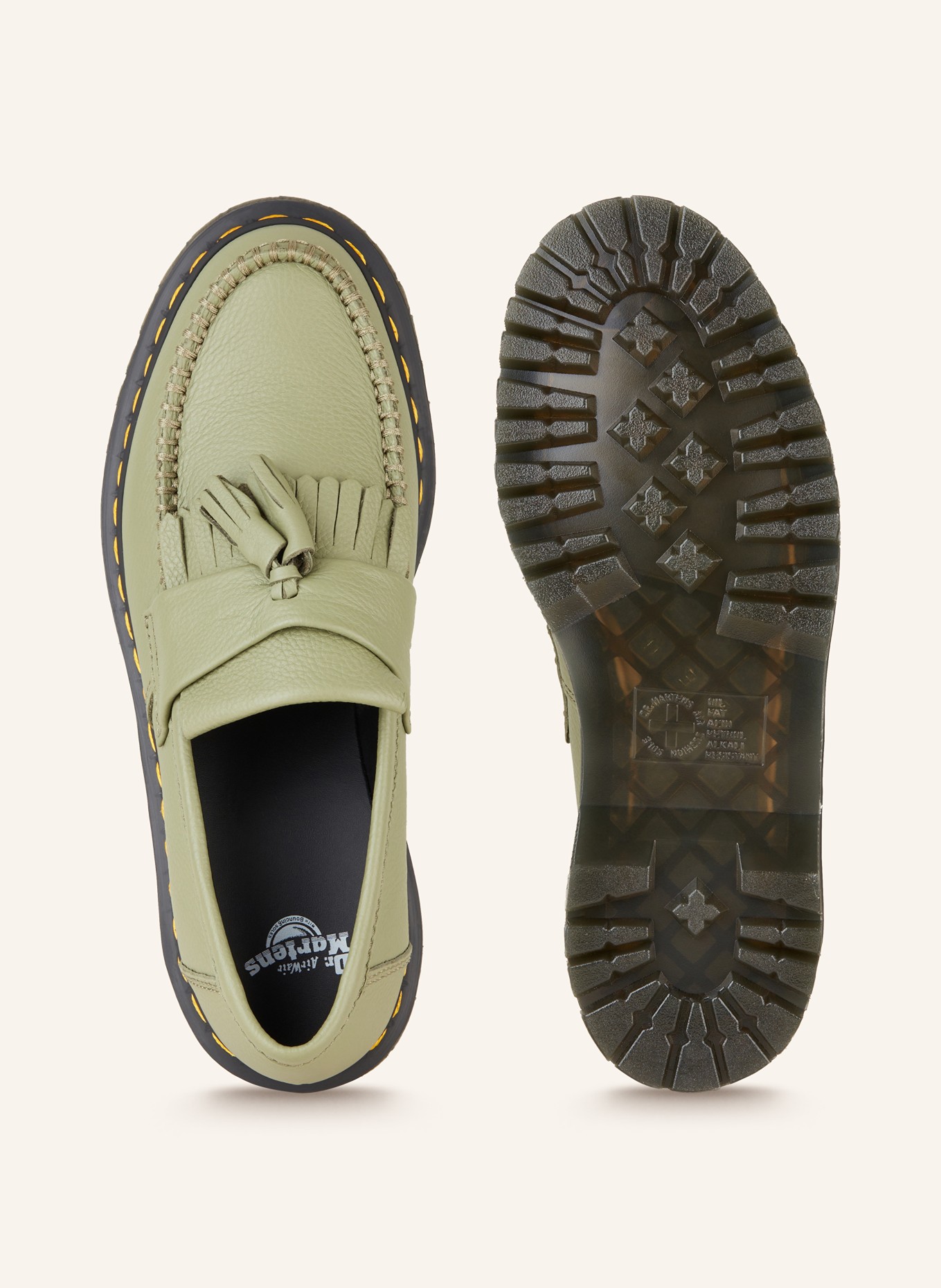 Dr. Martens Platform loafers ADRIAN, Color: OLIVE (Image 5)
