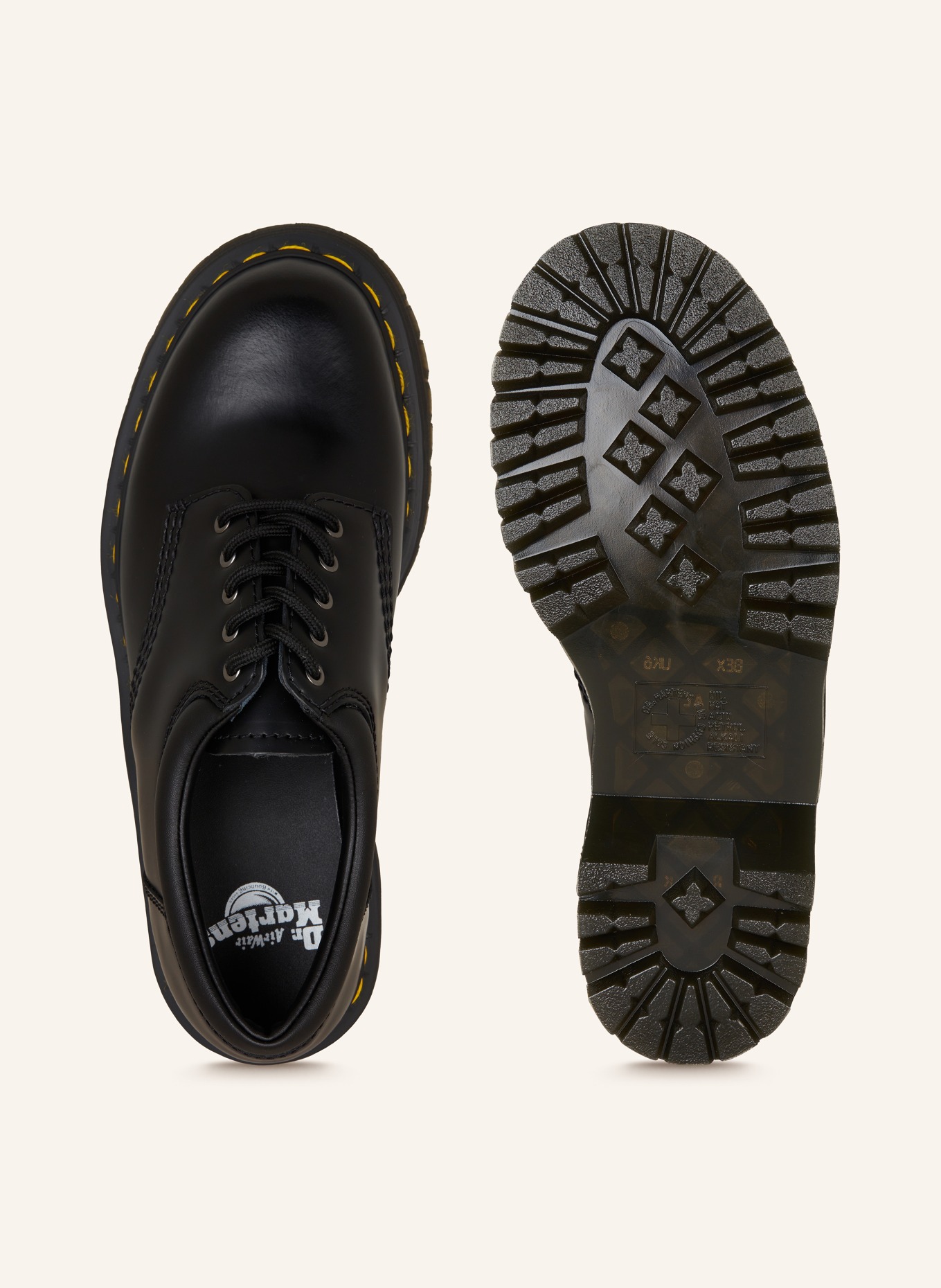 Dr. Martens Platform lace-up shoes 8053 QUAD, Color: BLACK (Image 5)