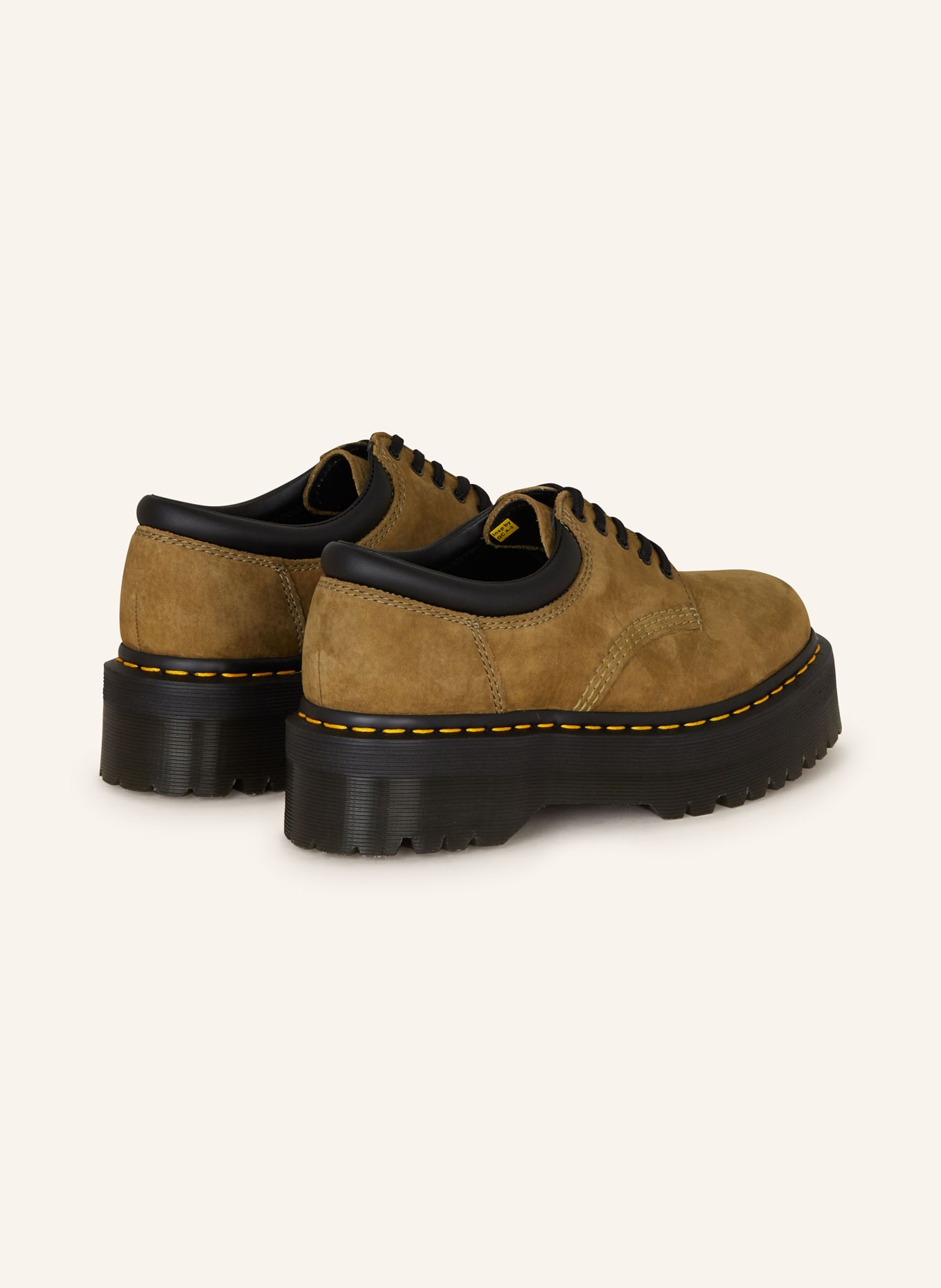 Dr. Martens Platform lace-up shoes 8053, Color: OLIVE (Image 2)