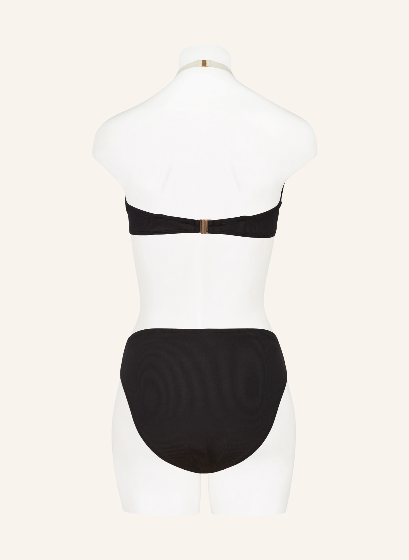 BEACHLIFE Bügel-Bikini-Top VANILLA & BLACK, Farbe: SCHWARZ/ CREME (Bild 5)