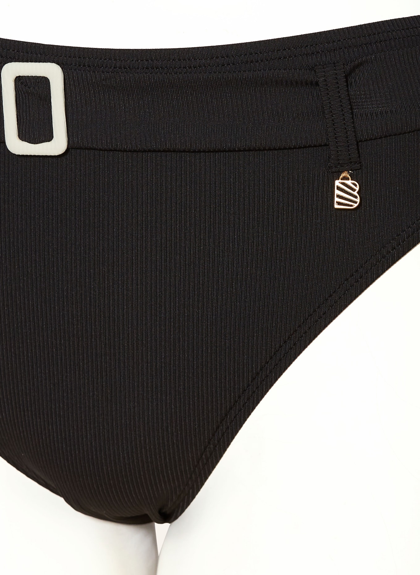 BEACHLIFE Panty bikini bottoms VANILLA & BLACK, Color: BLACK/ ECRU (Image 4)