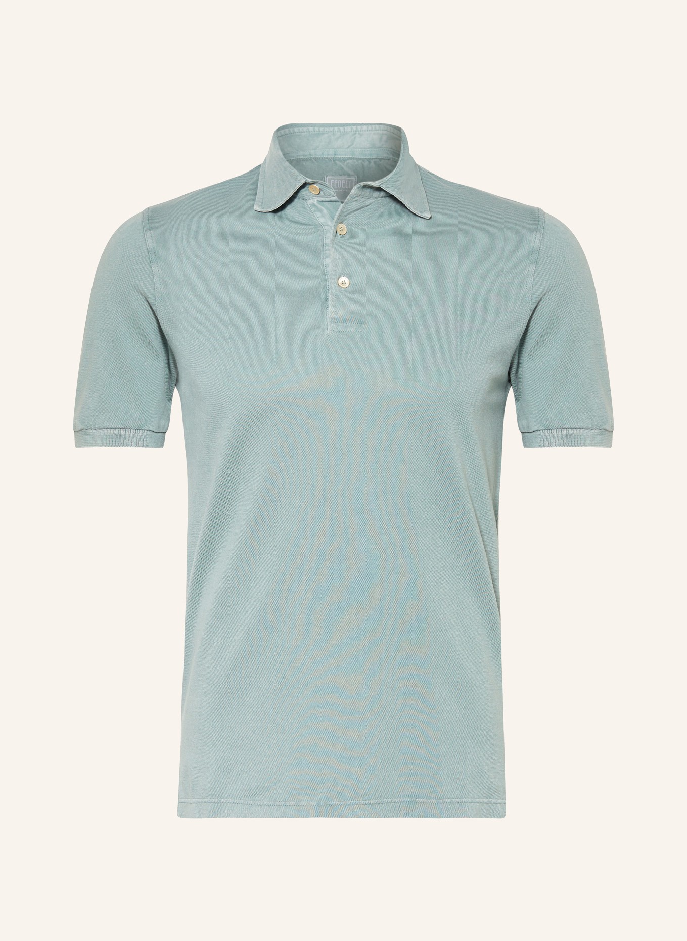 FEDELI Piqué-Poloshirt Extra Slim Fit, Farbe: MINT (Bild 1)