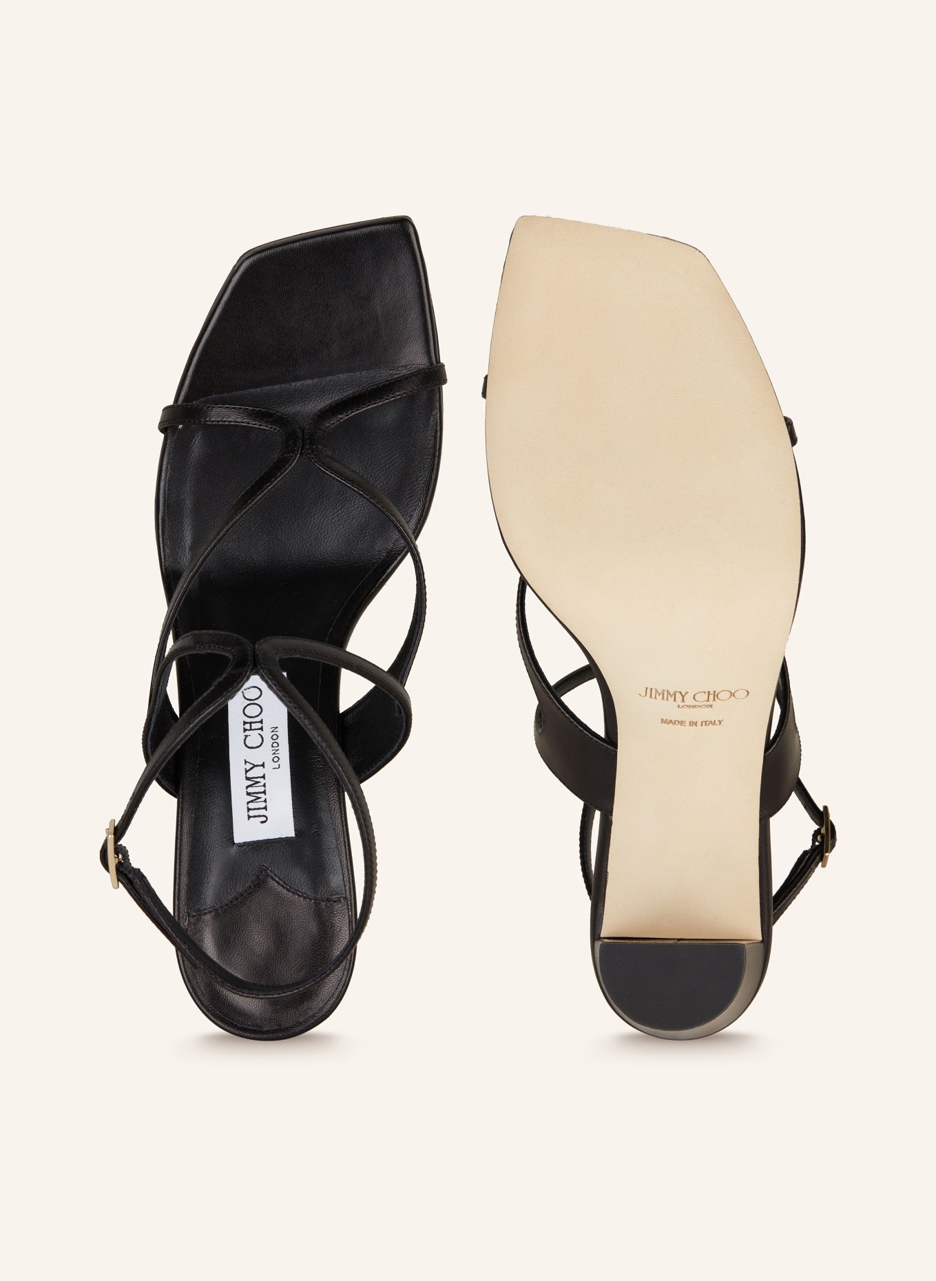 JIMMY CHOO Sandals AZIE 85, Color: BLACK (Image 5)