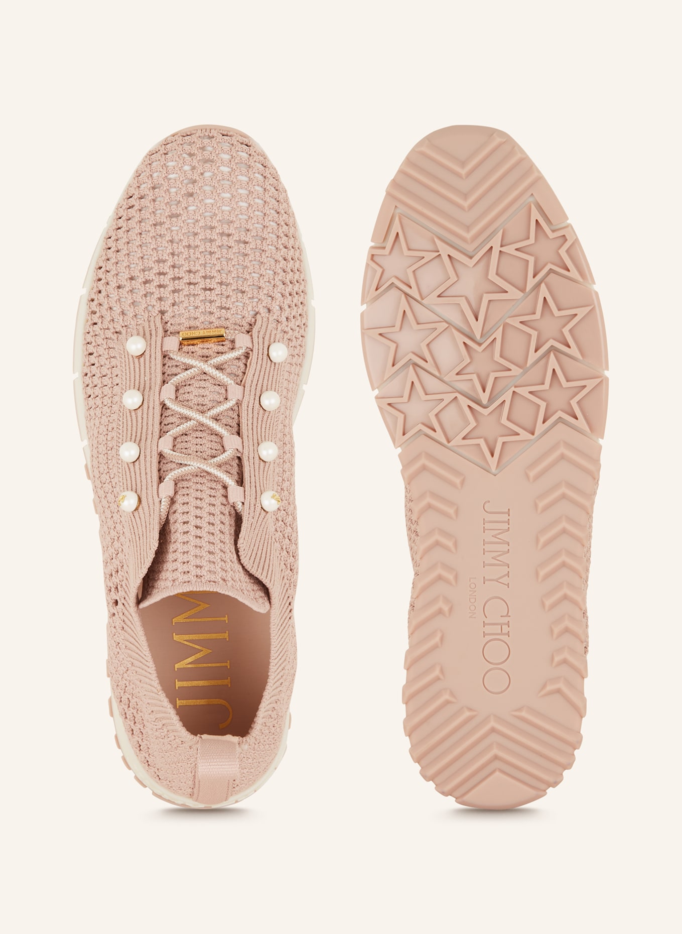 JIMMY CHOO Sneaker VELES, Farbe: ROSÉ (Bild 5)