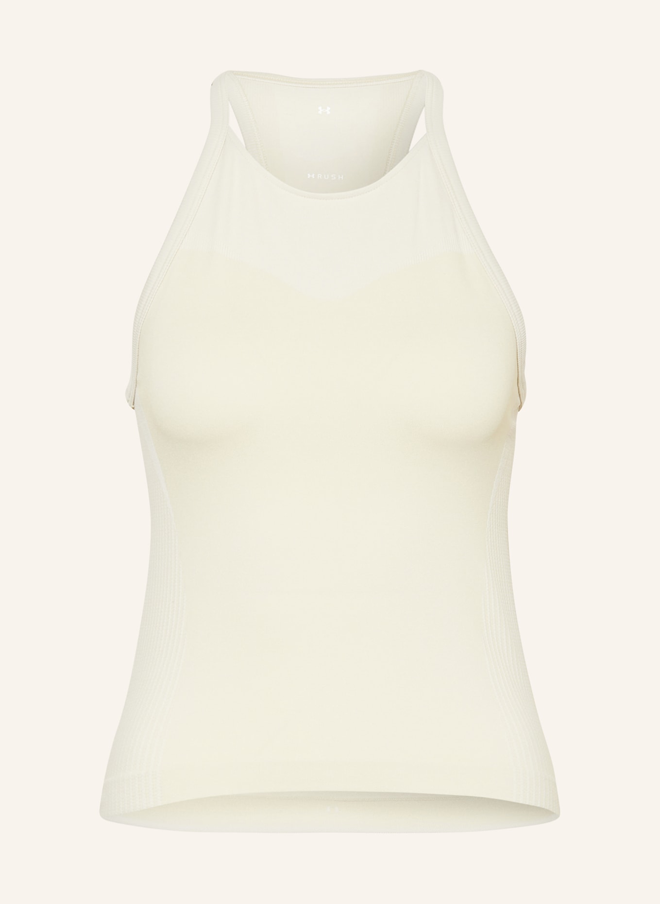 UNDER ARMOUR Tank top RUSH, Color: CREAM (Image 1)