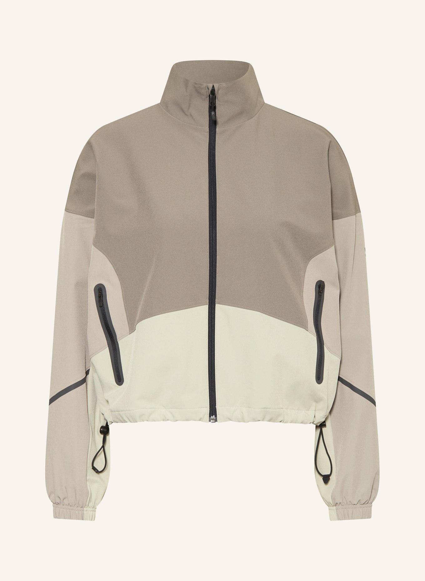 UNDER ARMOUR Training jacket UNSTOPPABLE, Color: TAUPE/ CREAM (Image 1)