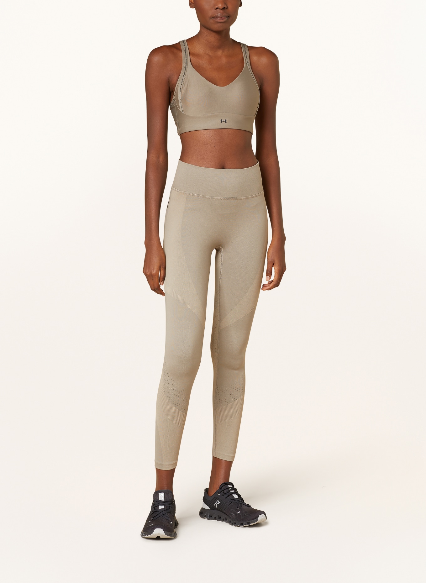 UNDER ARMOUR Tights RUSH, Color: TAUPE (Image 2)