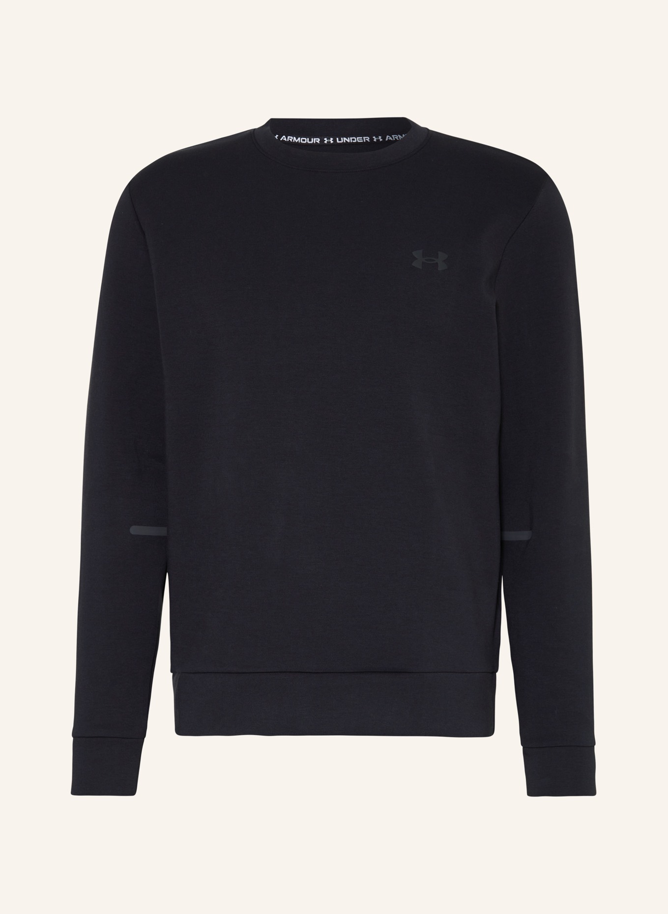 UNDER ARMOUR Sweatshirt UNSTOPPABLE, Color: BLACK (Image 1)