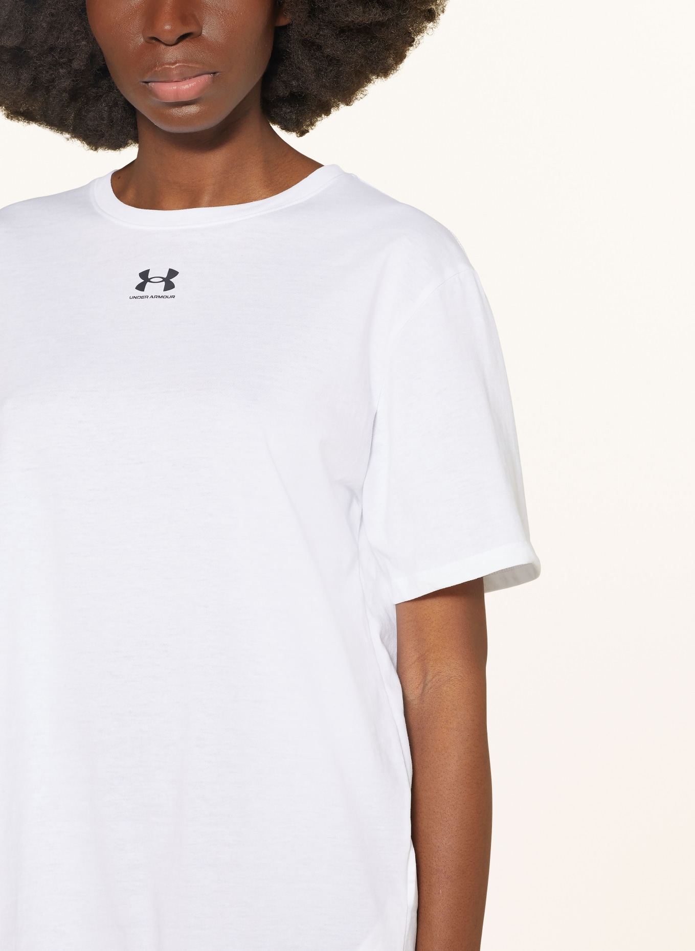 UNDER ARMOUR Oversized shirt UA CAMPUS, Color: WHITE (Image 4)