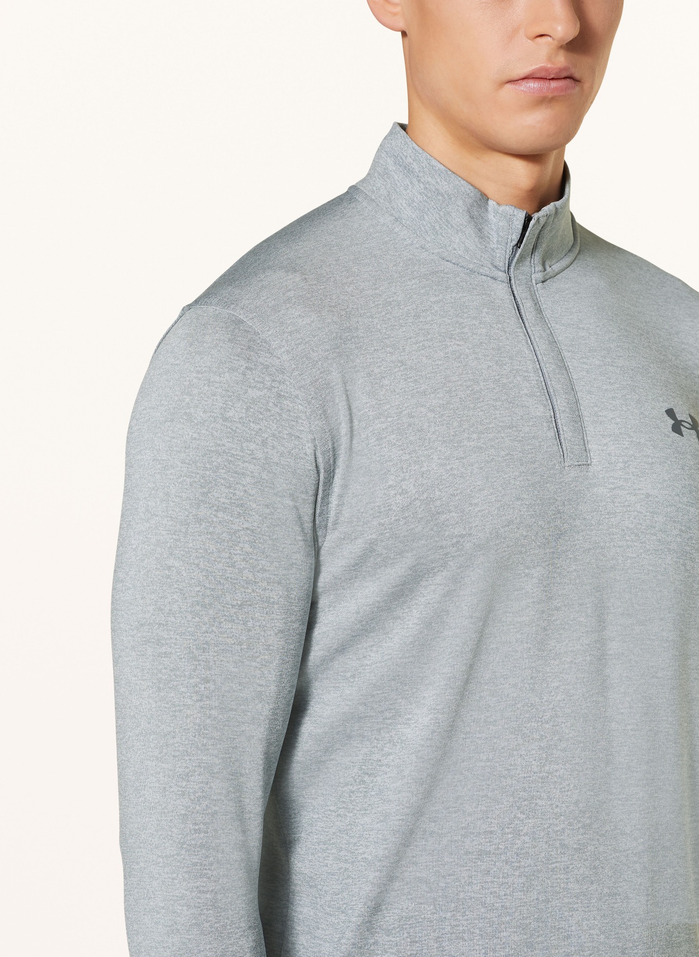 UNDER ARMOUR Long sleeve shirt with UV protection 50+, Color: GRAY (Image 4)