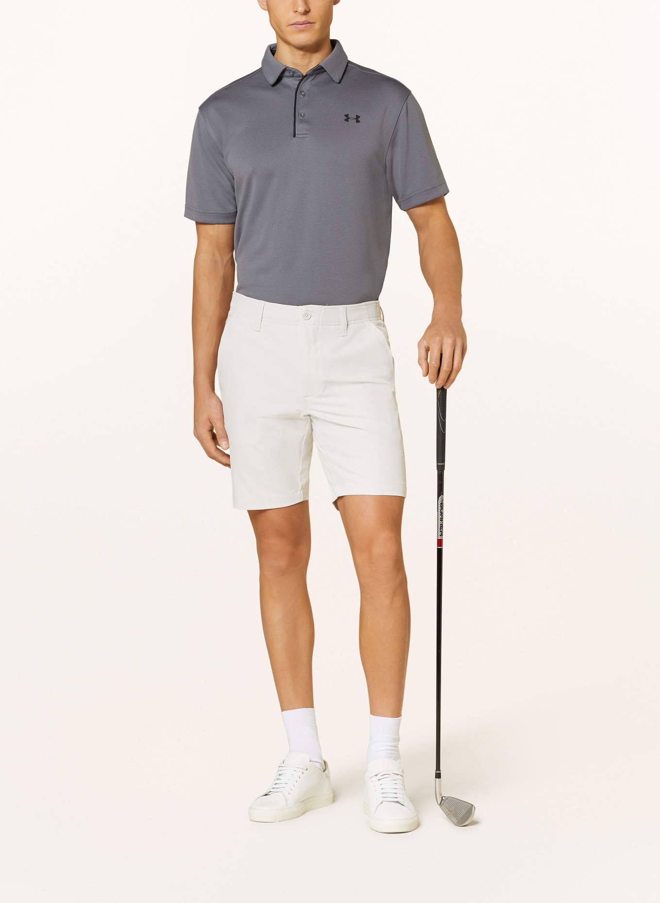UNDER ARMOUR Golf shorts UA EARNIE, Color: CREAM (Image 2)